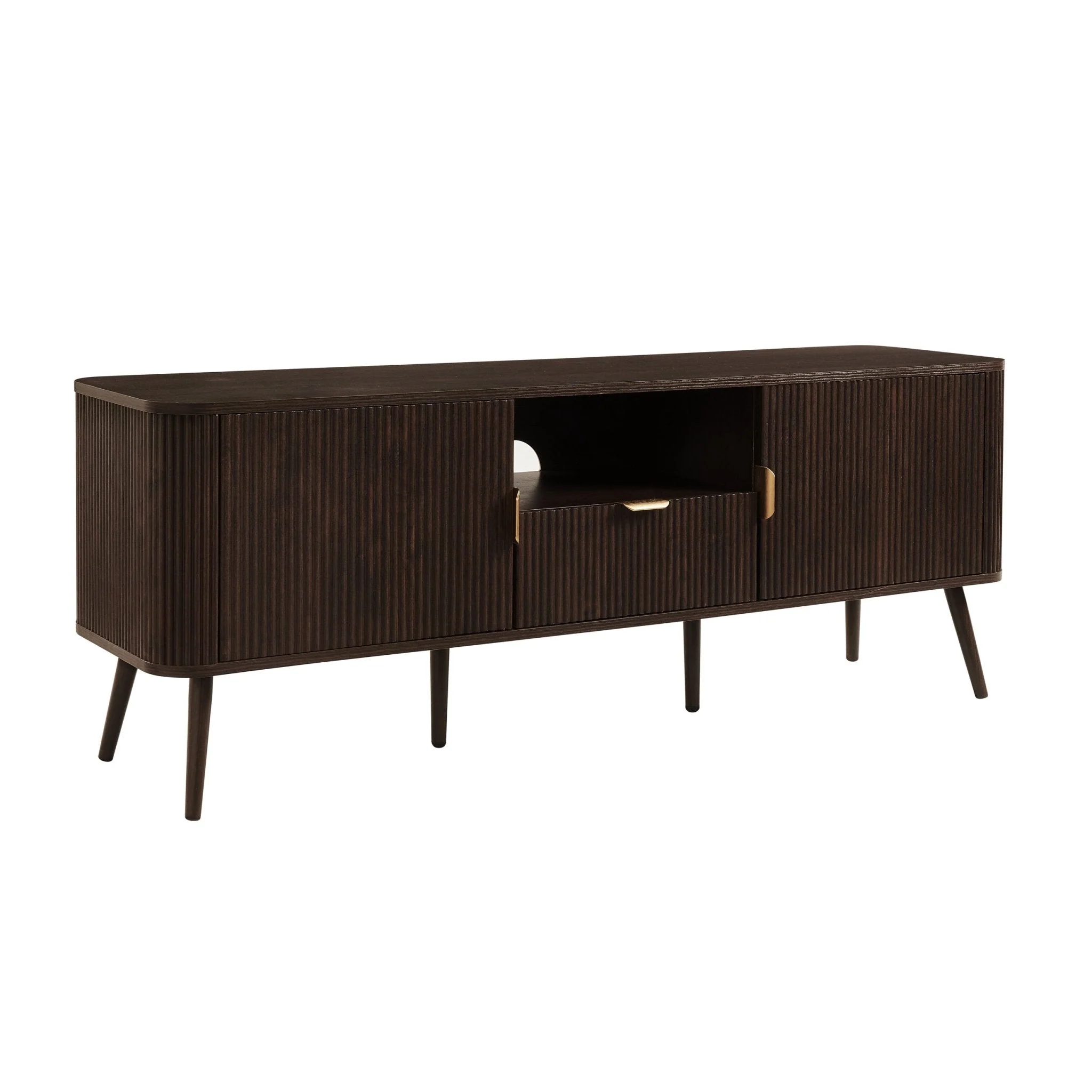 Hattie TV Unit for TVs up to 65" - Walnut - Image 4