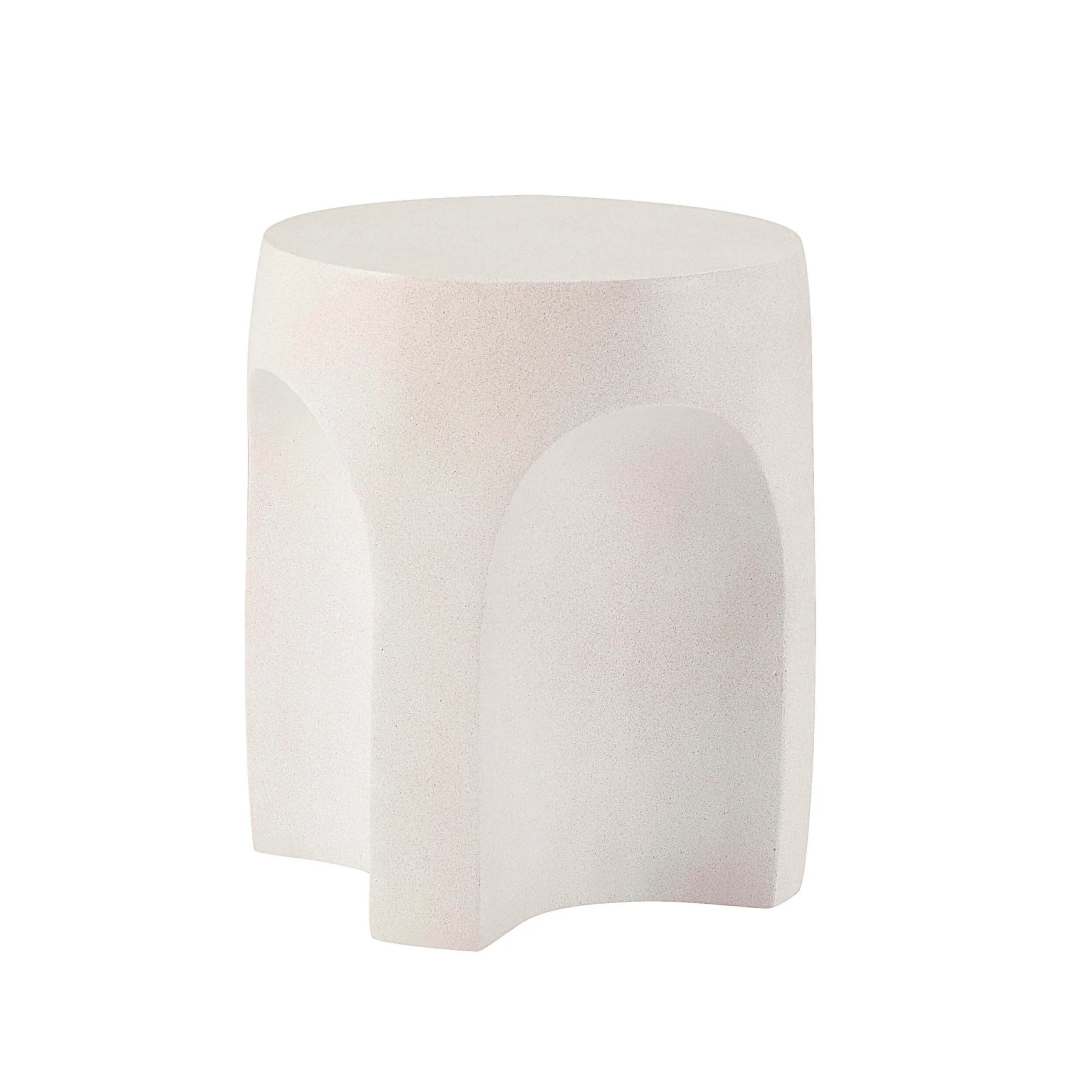 Haven Side Table - Stone Effect - Image 4