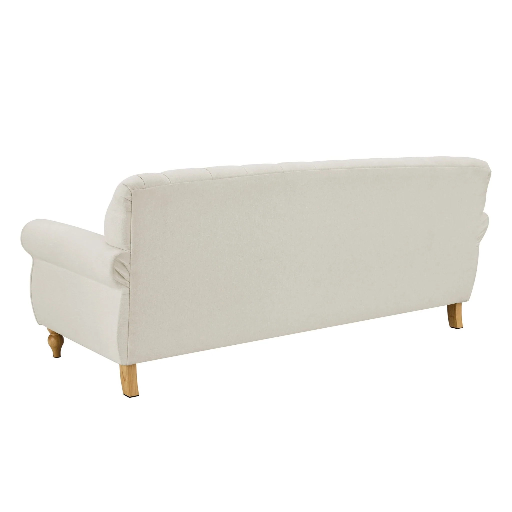 Hebden 3 Seater Sofa - Cream Linen - Image 6