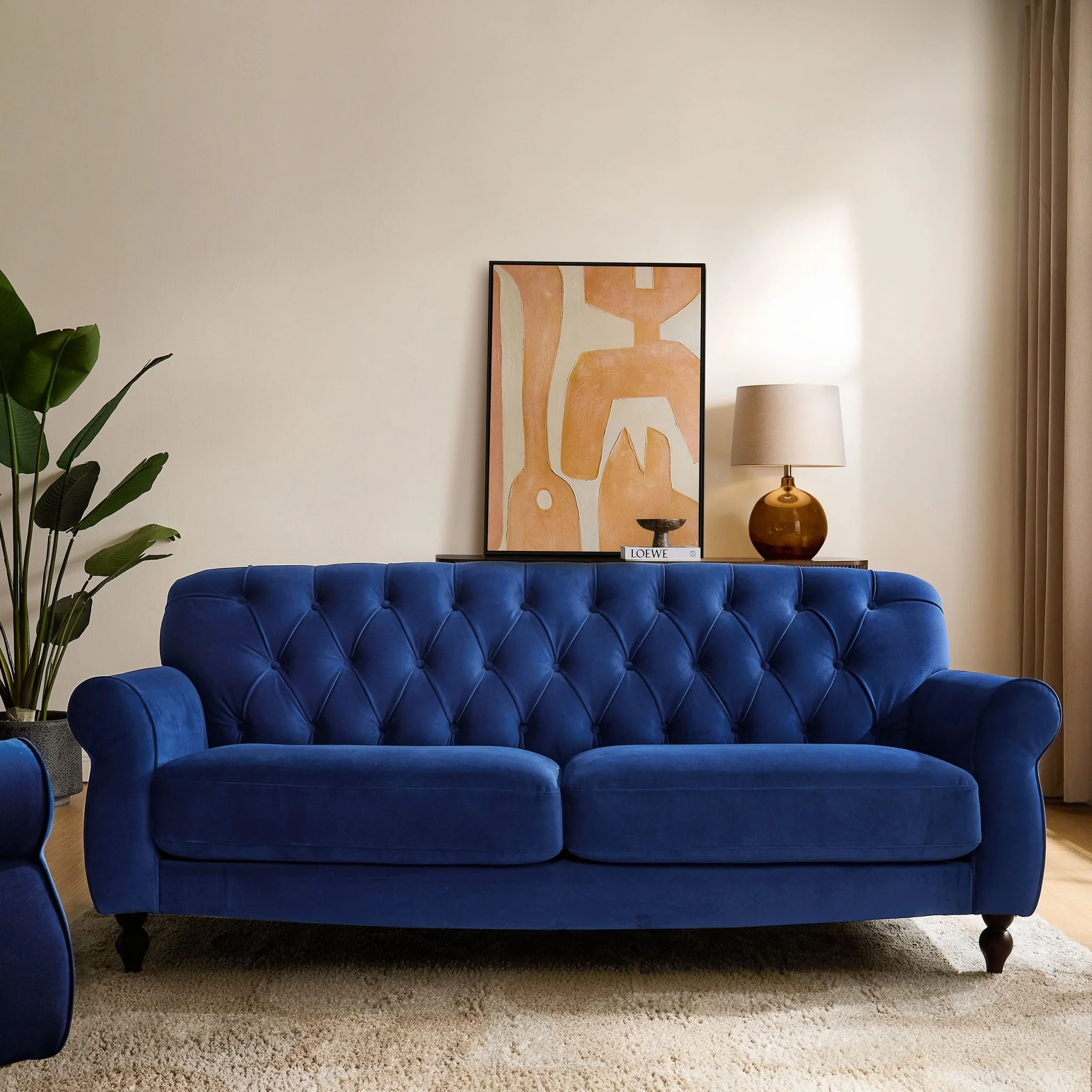 Hebden 3 Seater Sofa - Royal Blue