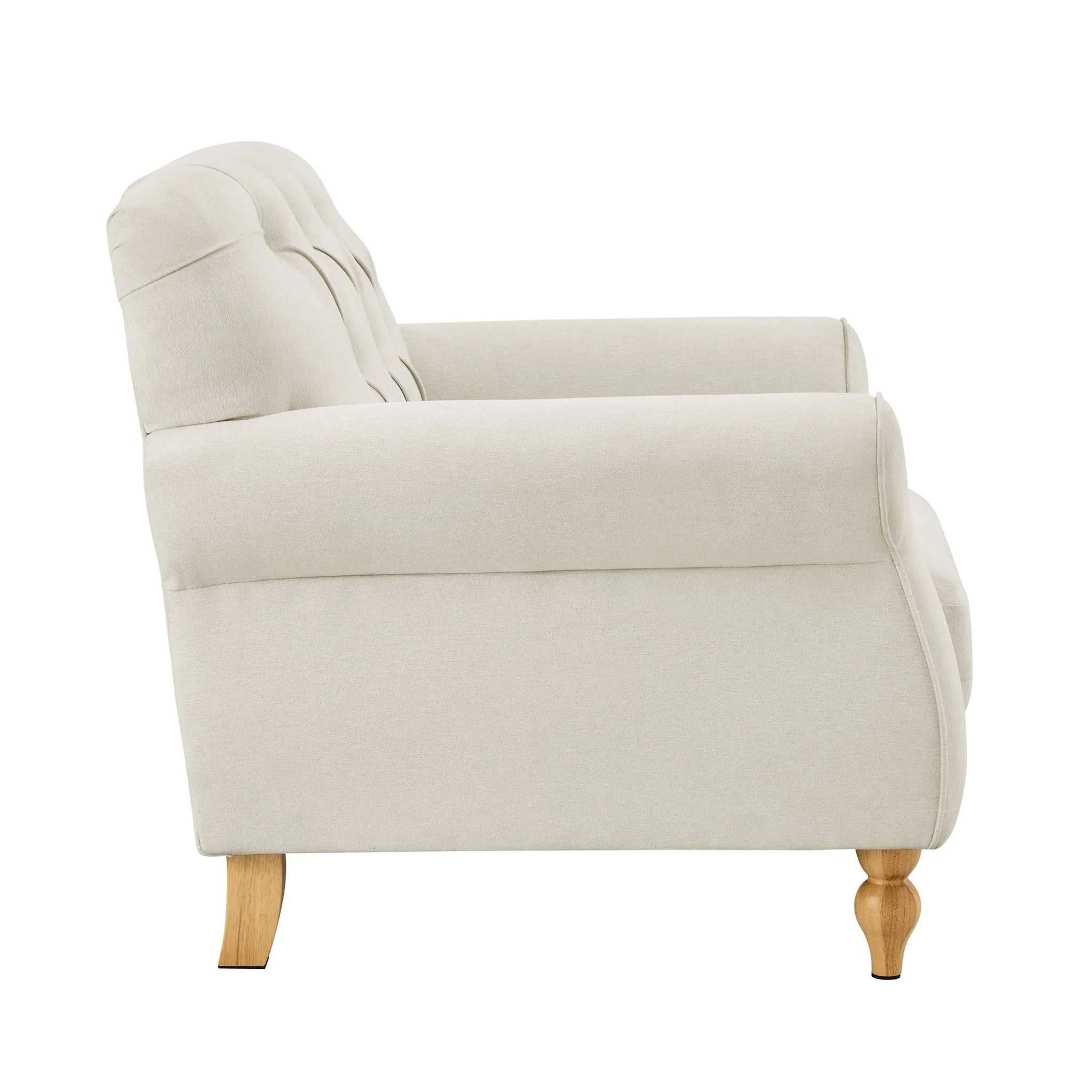 Hebden Armchair - Cream Linen - Image 5