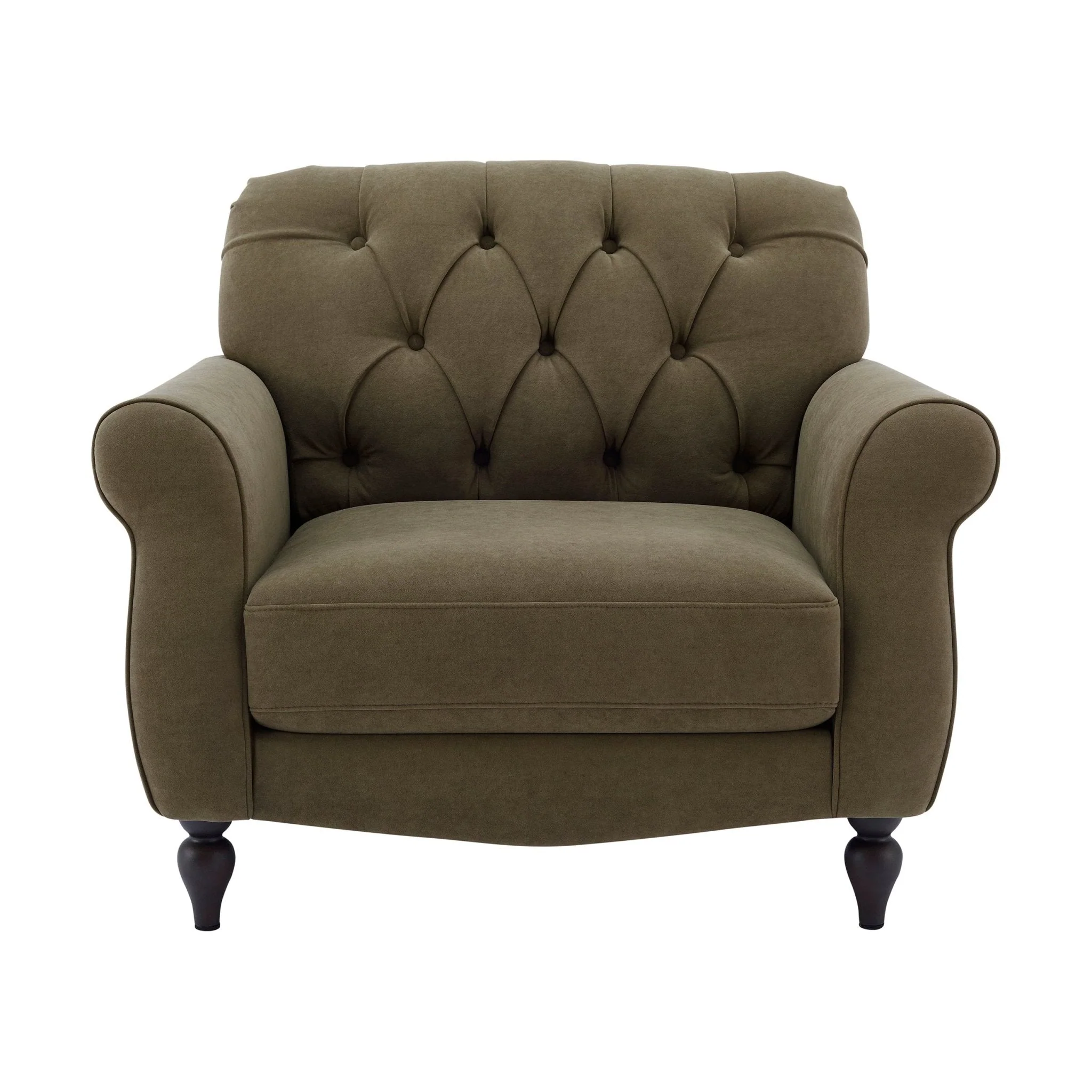 Hebden Armchair - Olive Green - Image 3