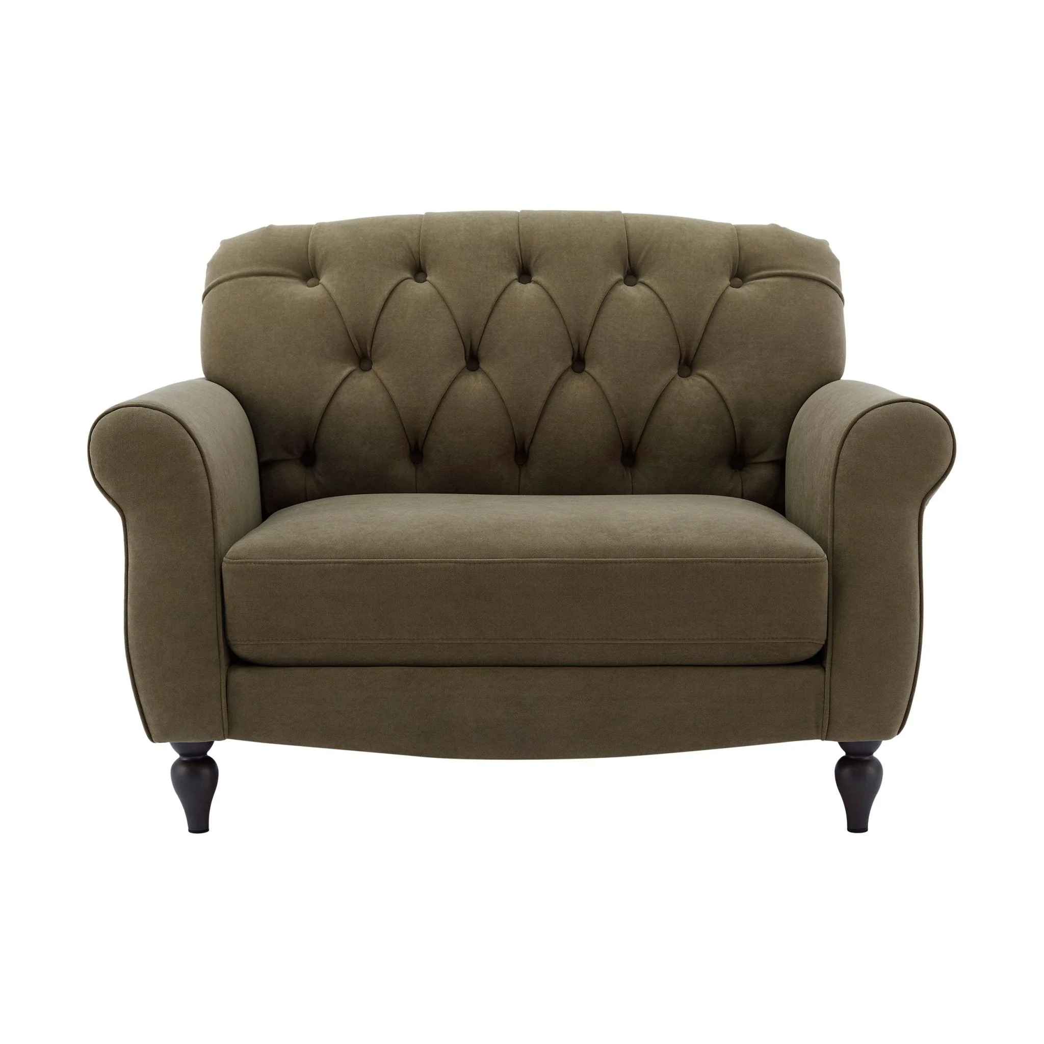 Hebden Loveseat - Olive Green - Image 3