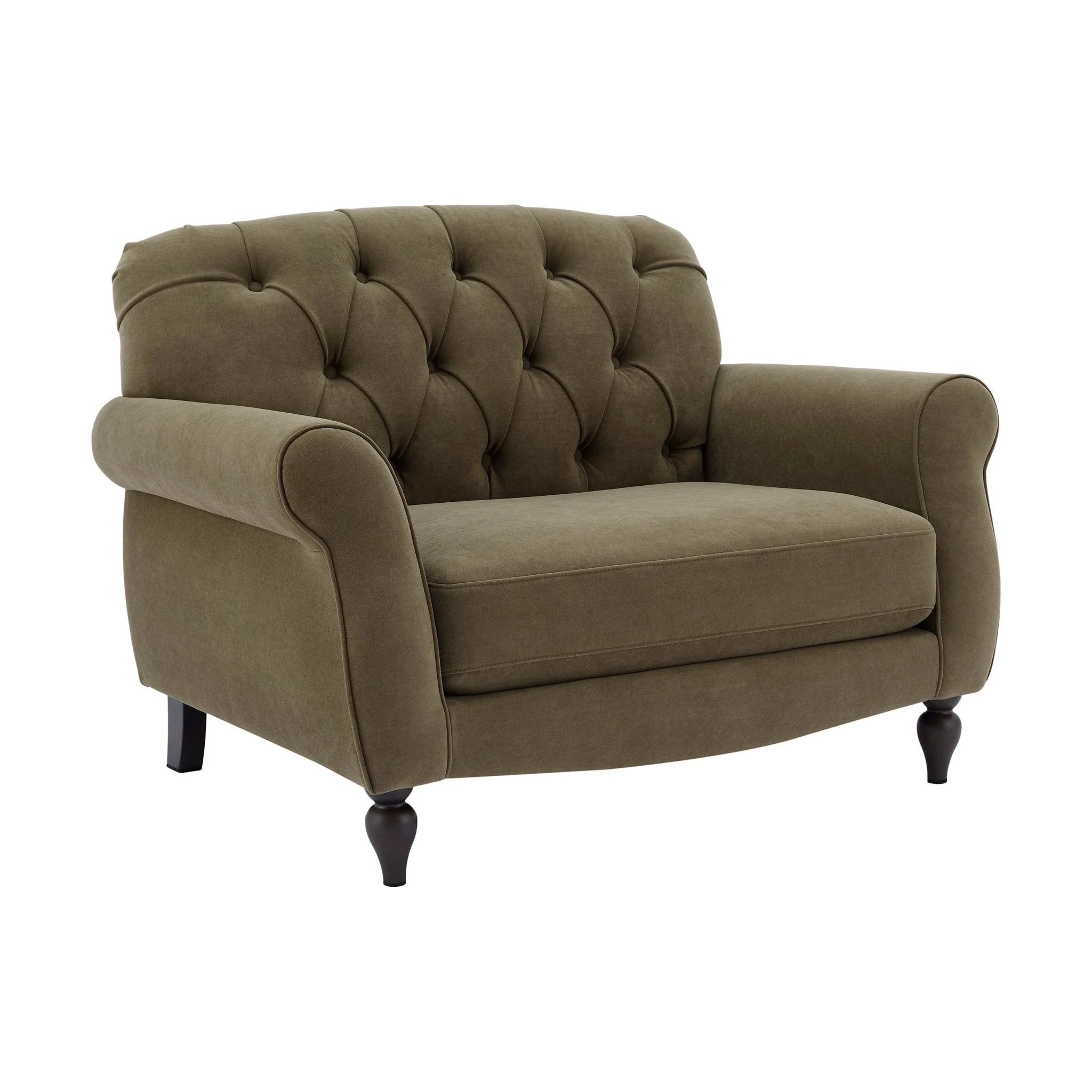 Hebden Loveseat - Olive Green - Image 4