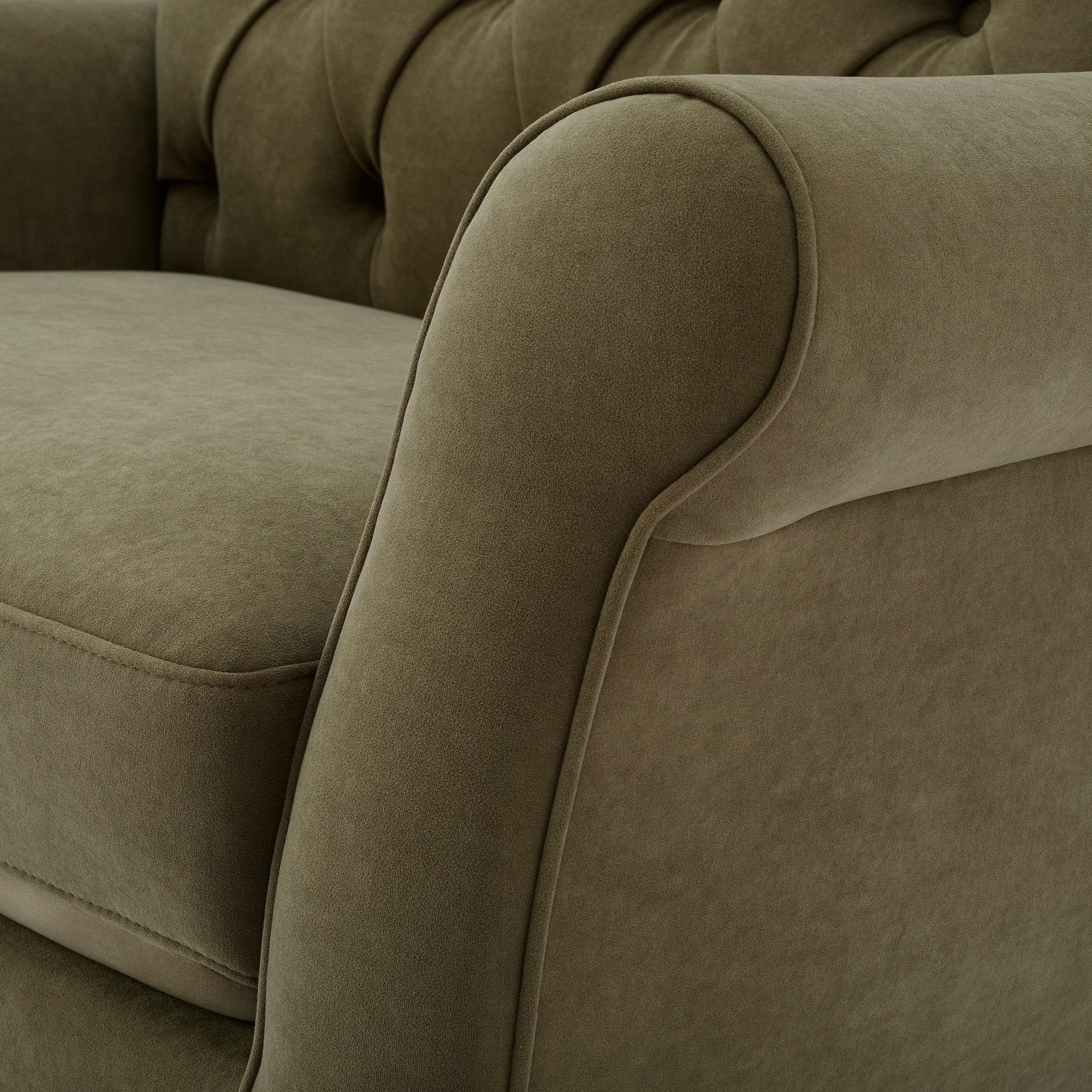Hebden Loveseat - Olive Green - Image 6