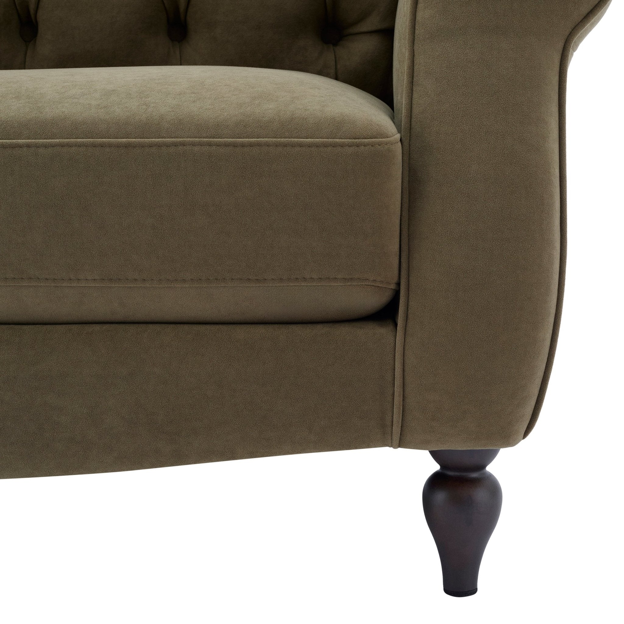 Hebden Loveseat - Olive Green - Image 7