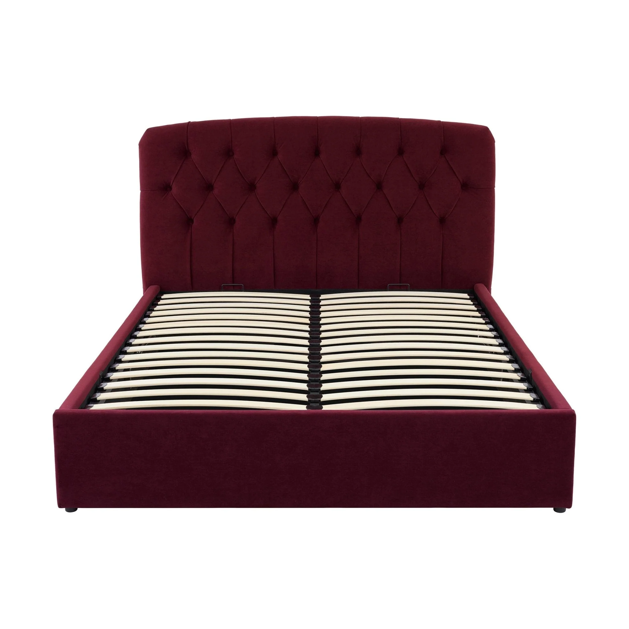 Hebden Ottoman Storage Bed - Berry - Image 10