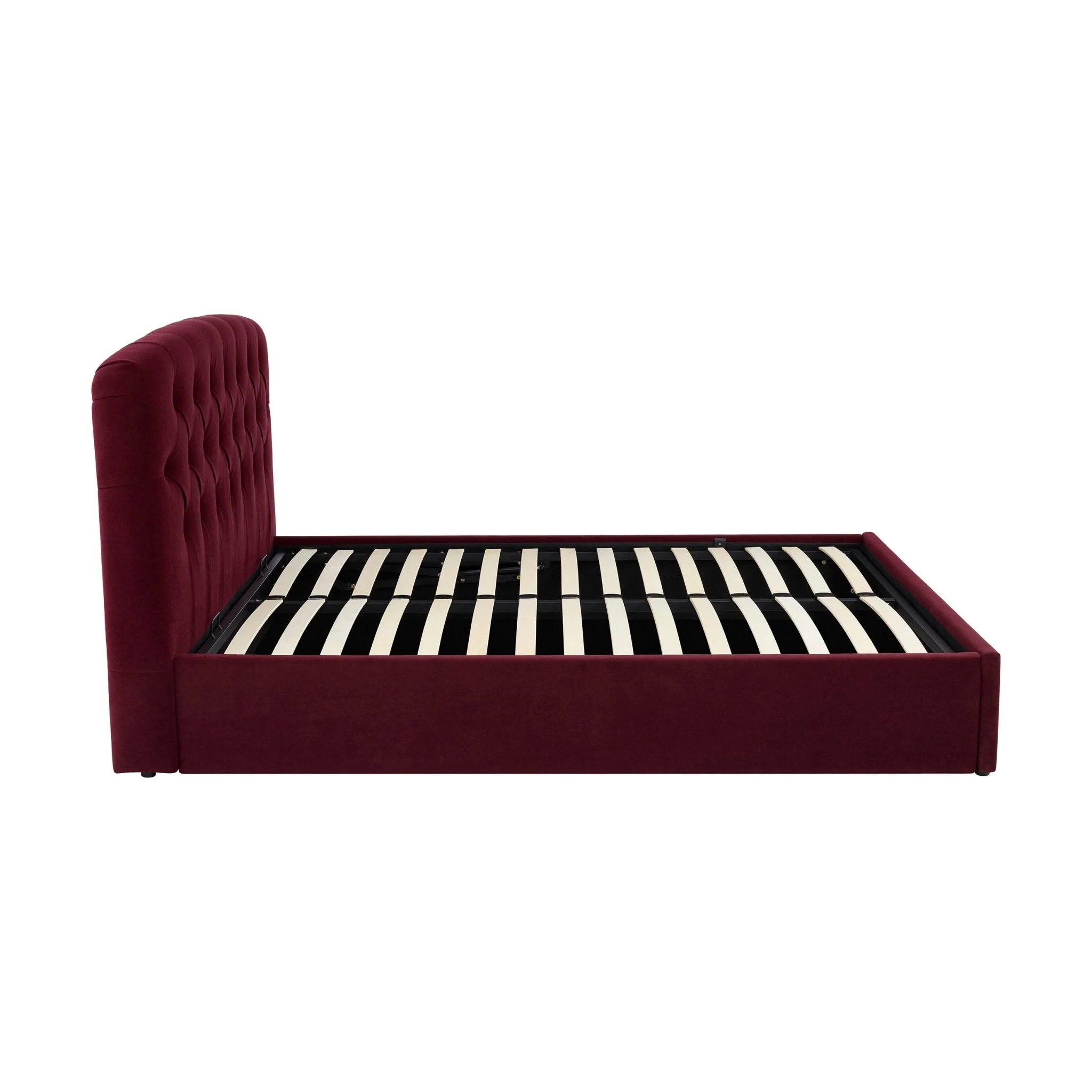 Hebden Ottoman Storage Bed - Berry - Image 12