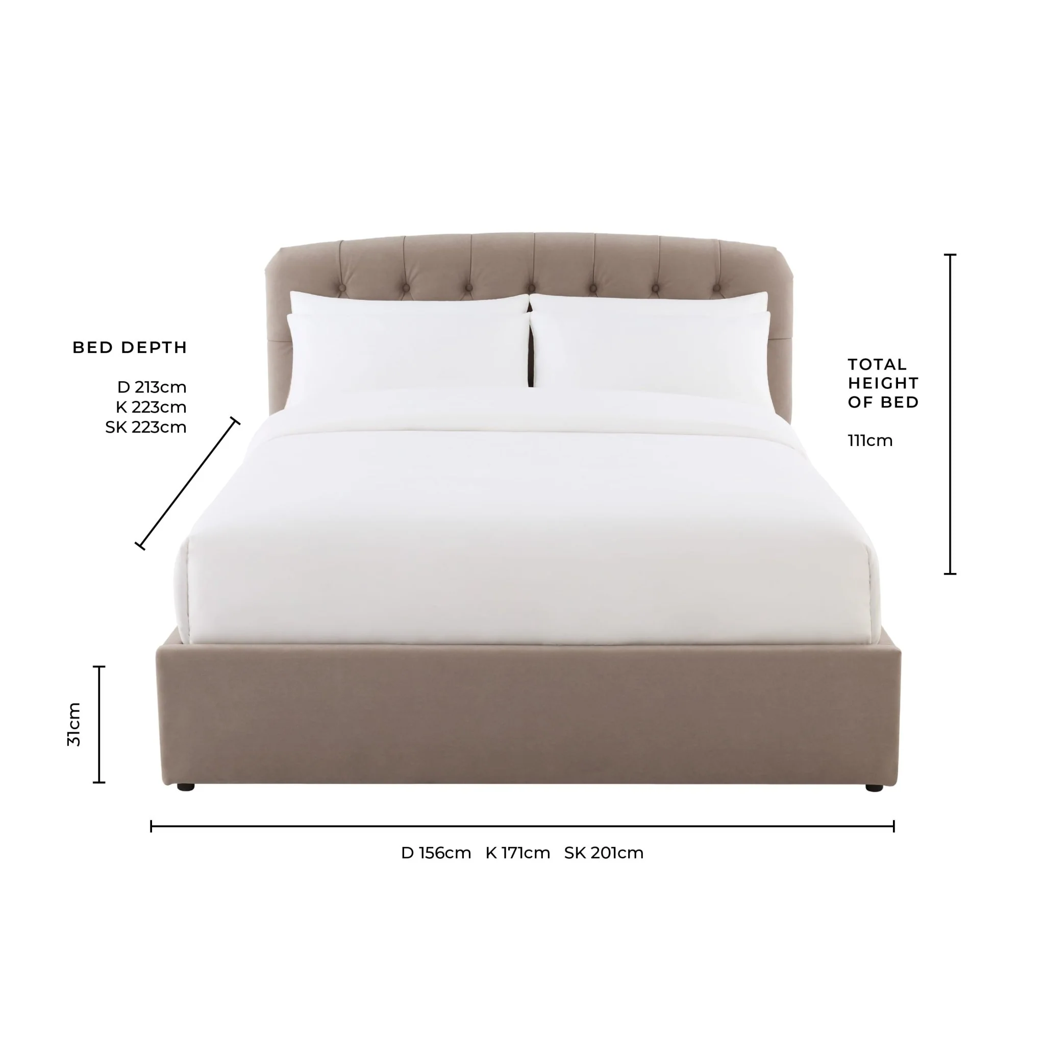 Hebden Ottoman Storage Bed - Berry - Image 14