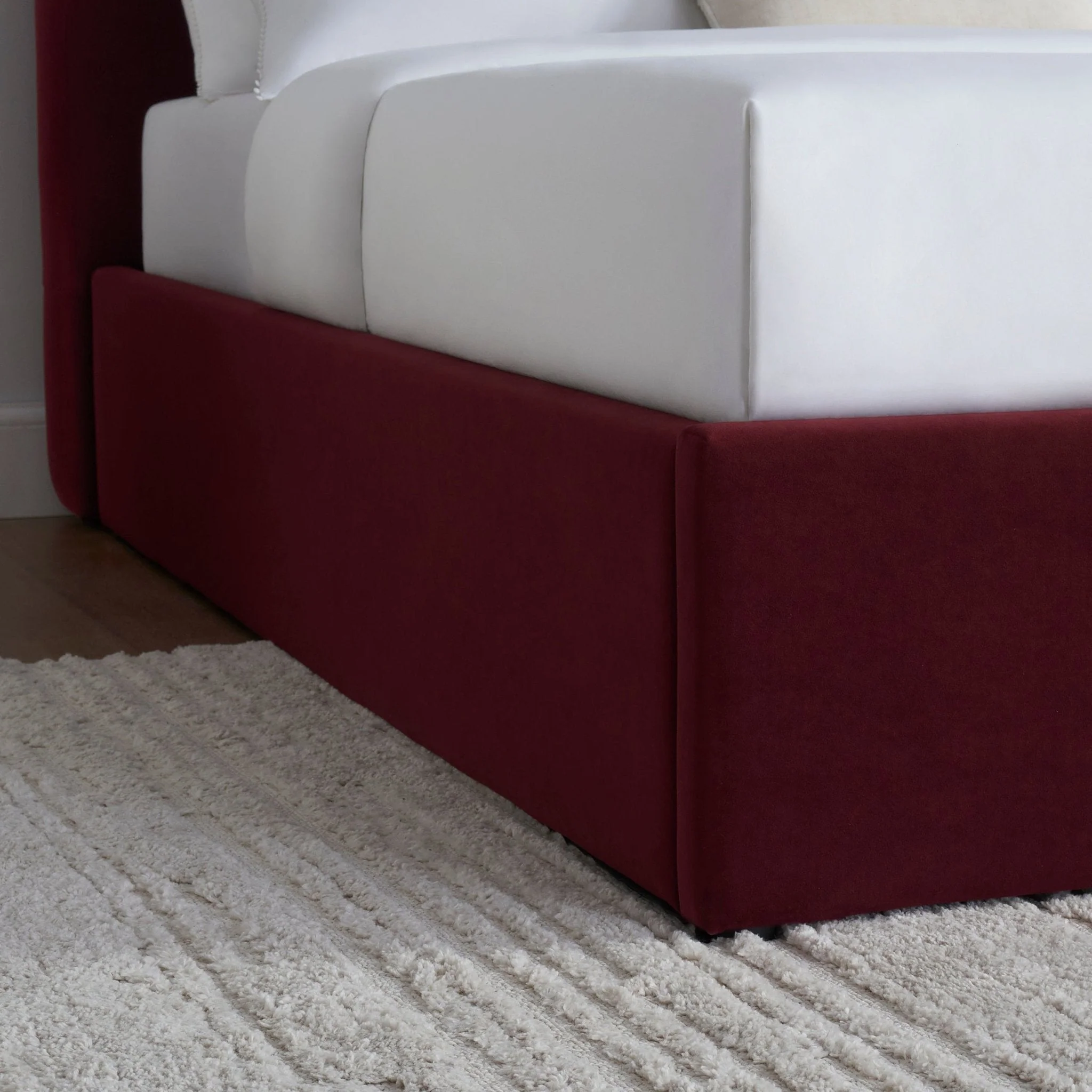 Hebden Ottoman Storage Bed - Berry - Image 6