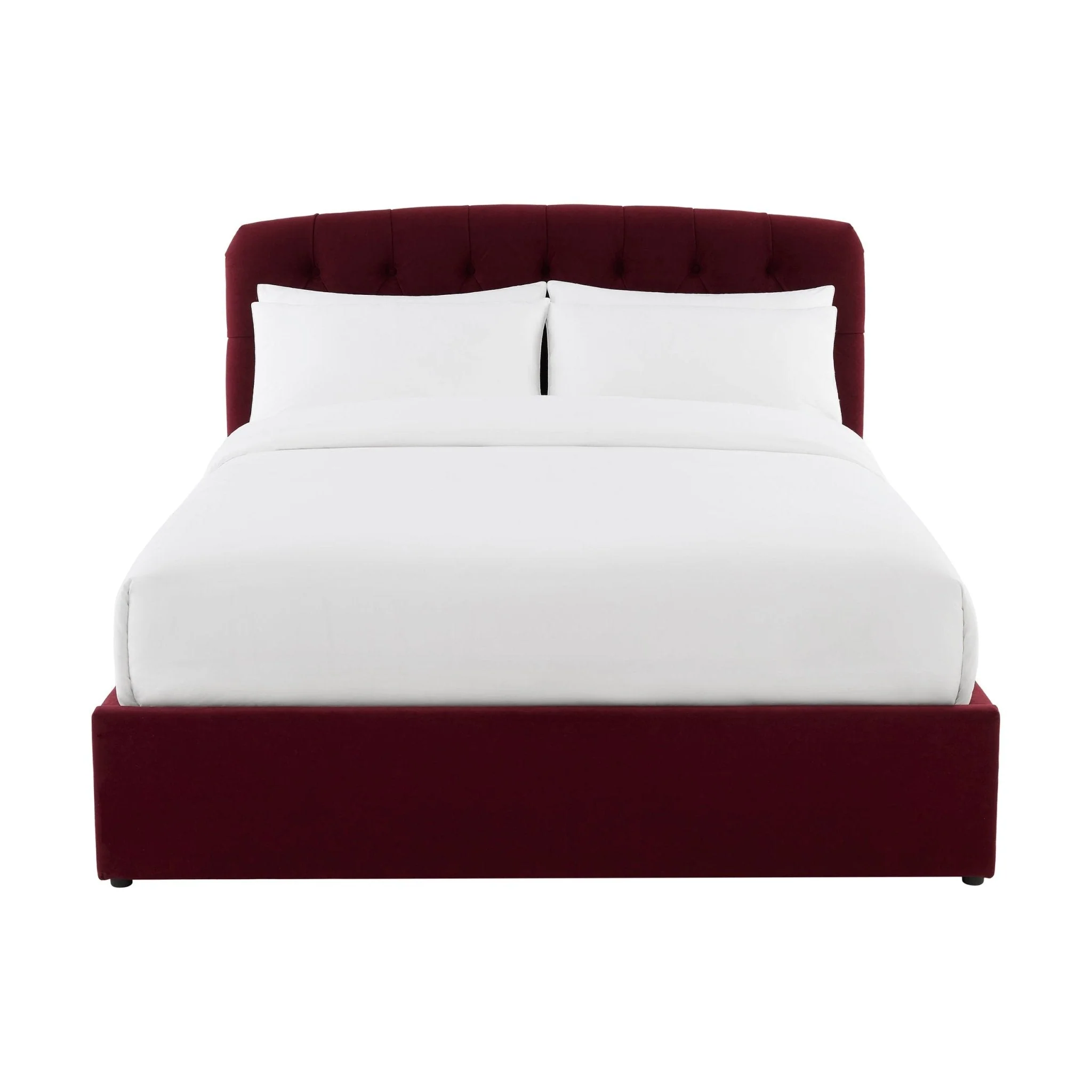 Hebden Ottoman Storage Bed - Berry - Image 9