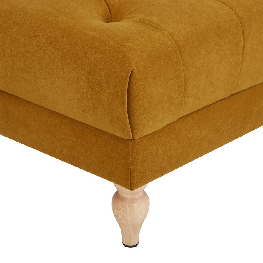 Hebden Pouffe - Mustard - Image 6