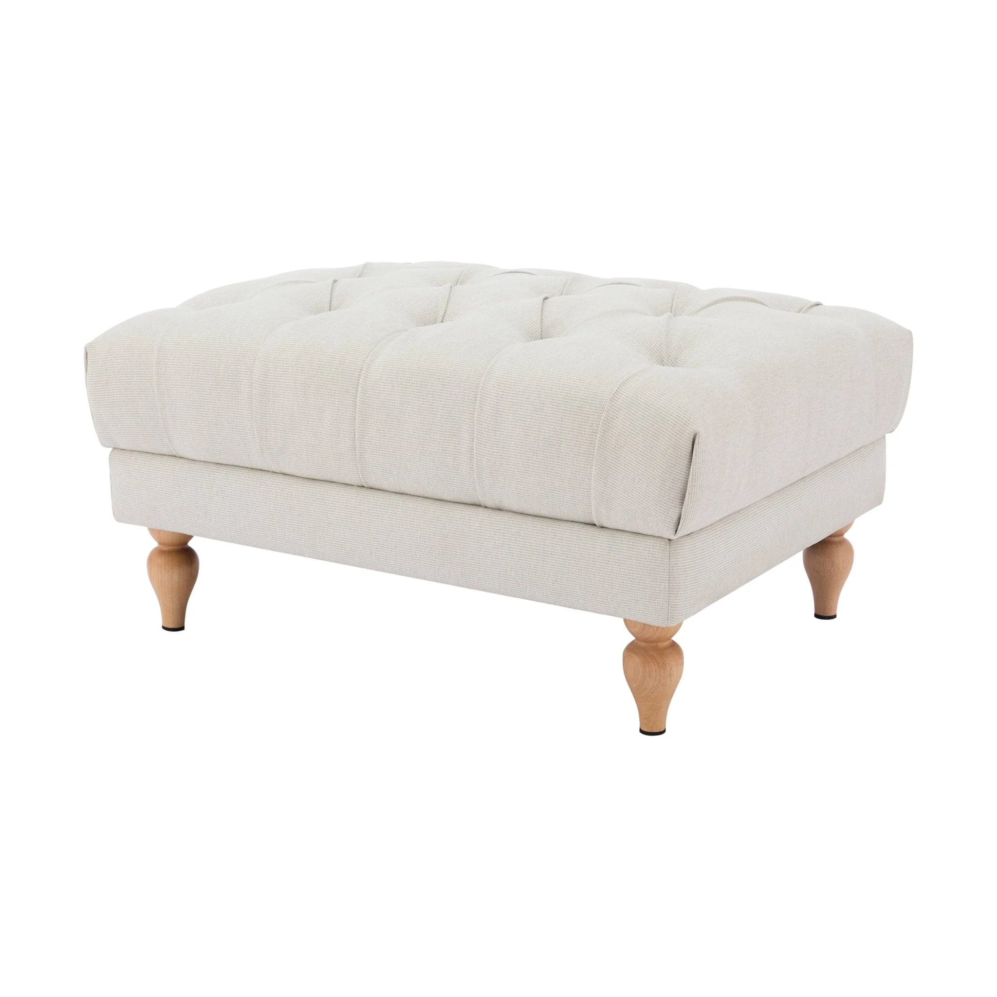 Hebden Pouffe - Natural Stripe - Image 4