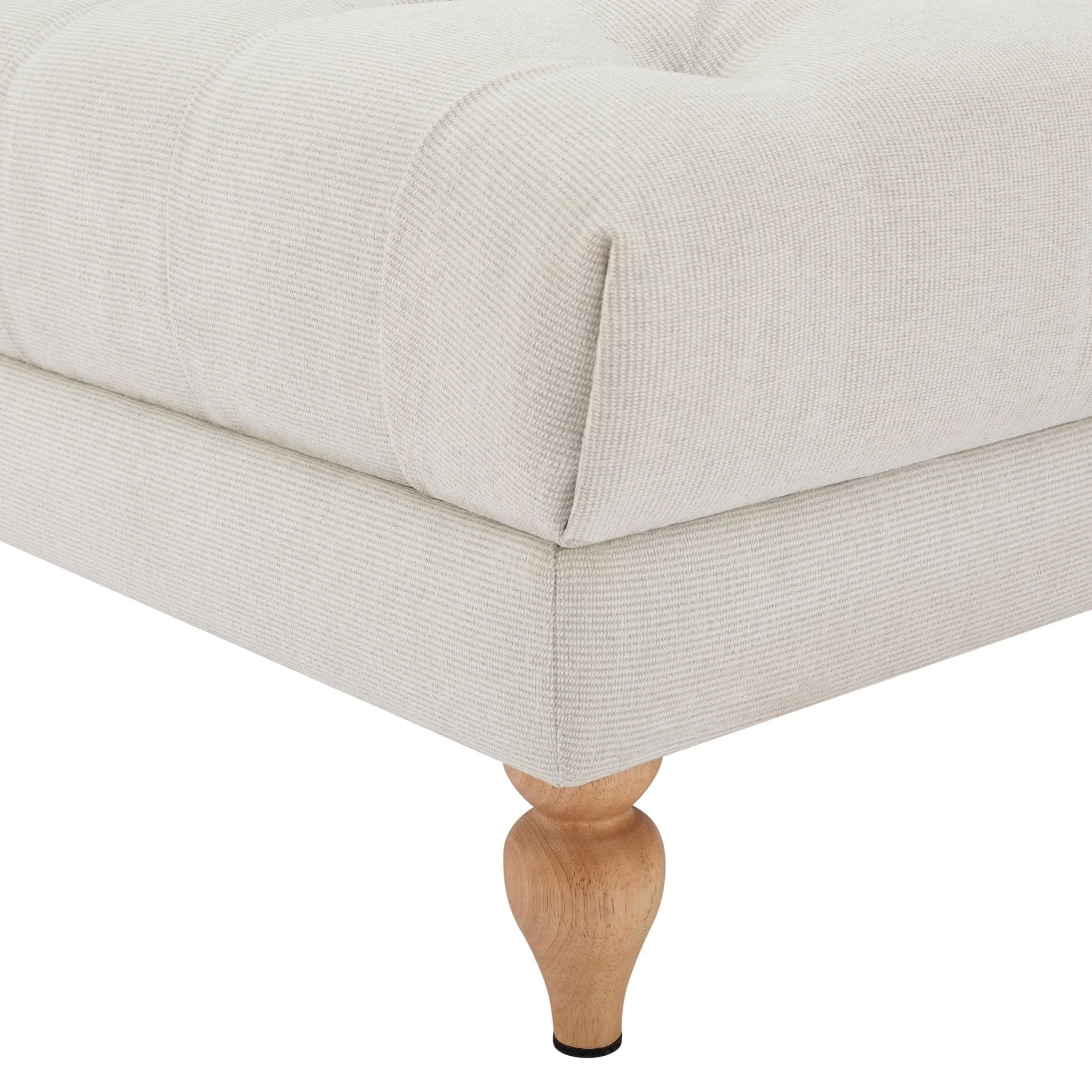 Hebden Pouffe - Natural Stripe - Image 5