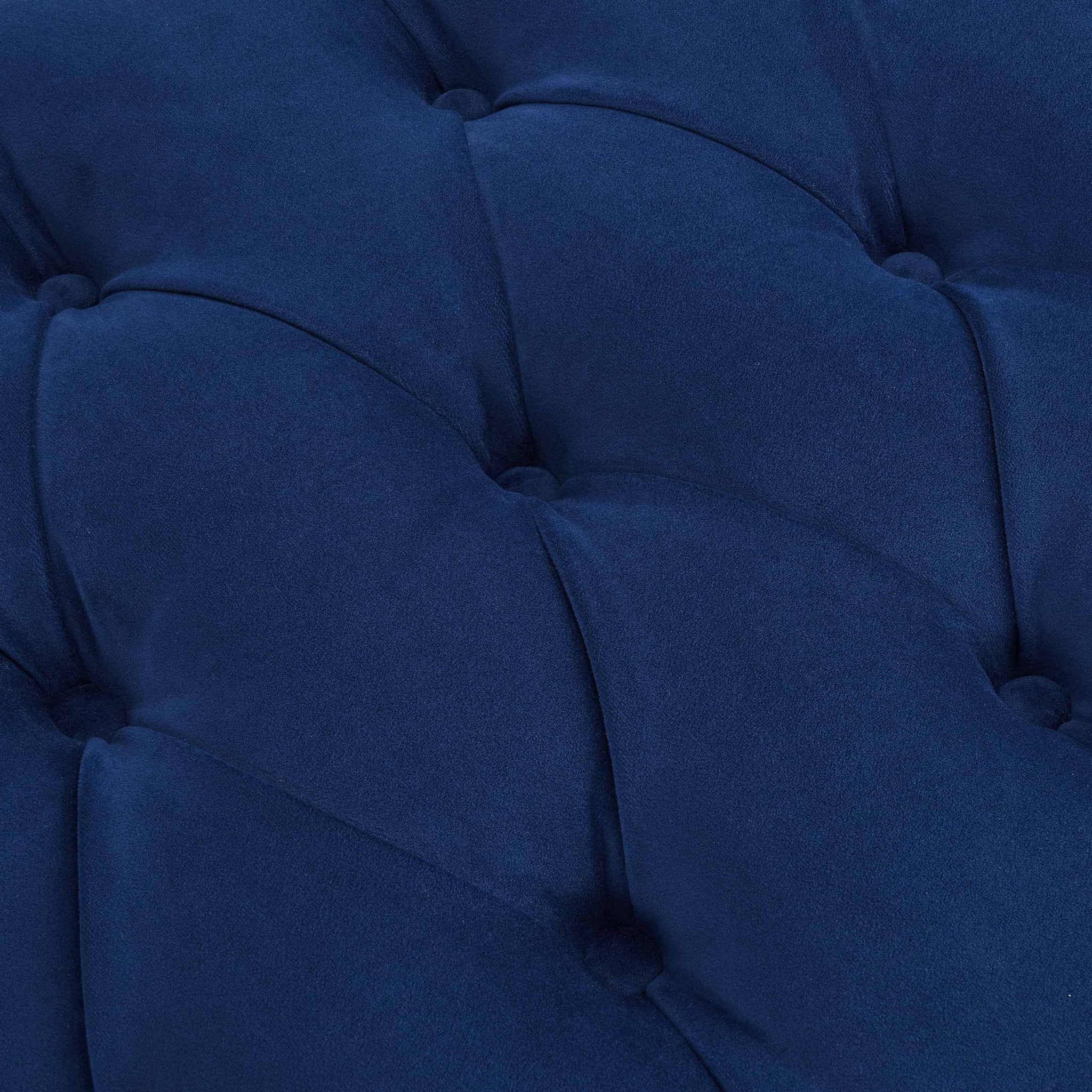 Hebden Pouffe - Royal Blue - Image 6