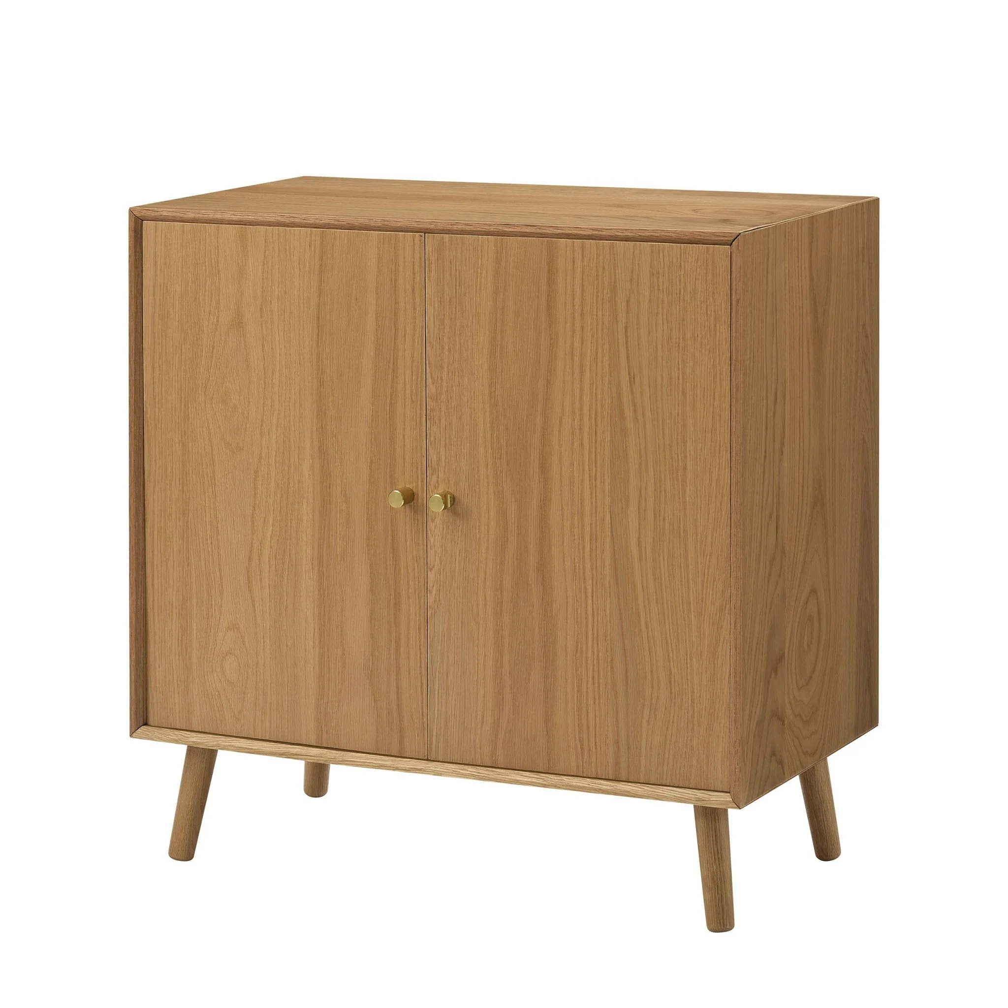 Heidi Oak 2 Door Sideboard - Light Wood - Image 5