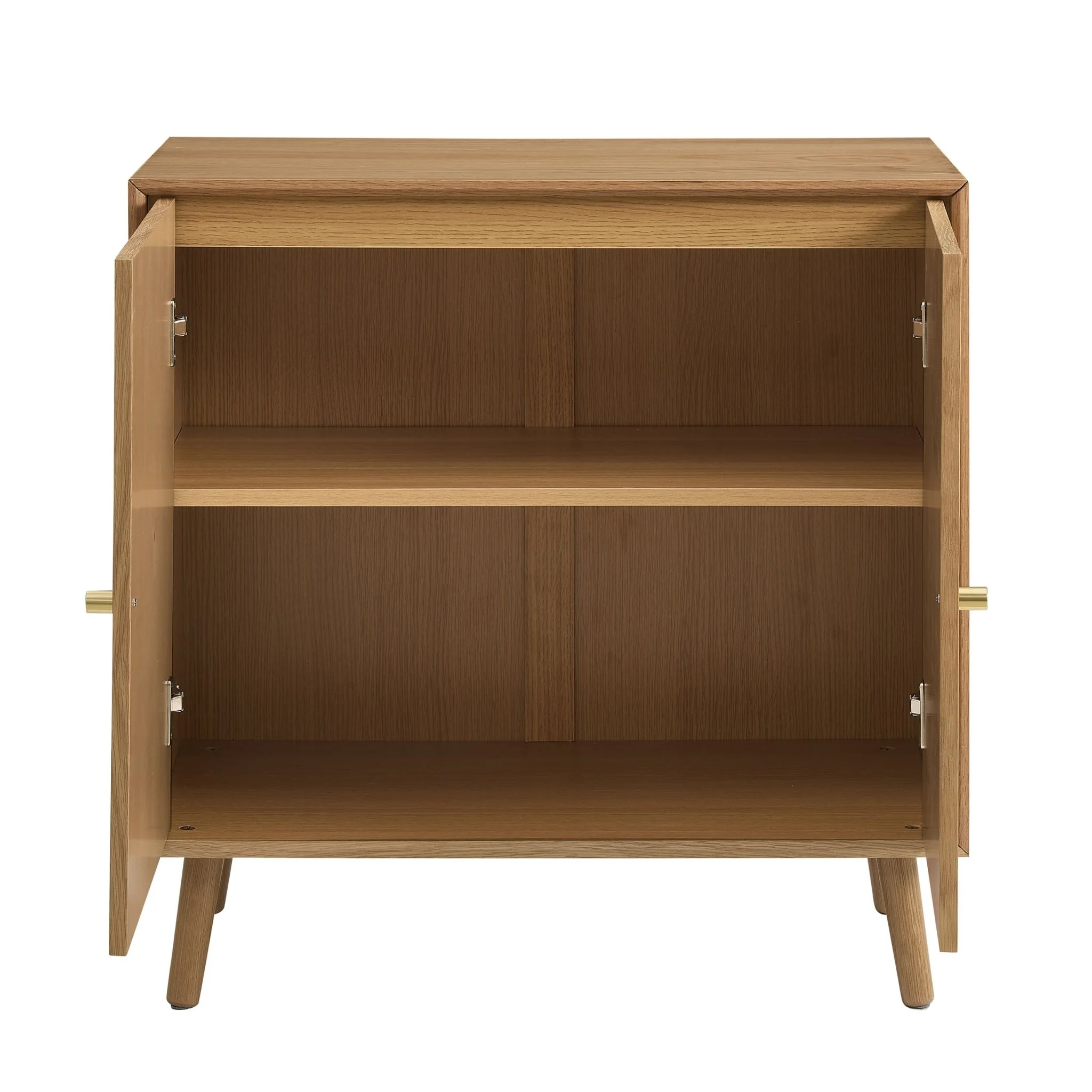 Heidi Oak 2 Door Sideboard - Light Wood - Image 6