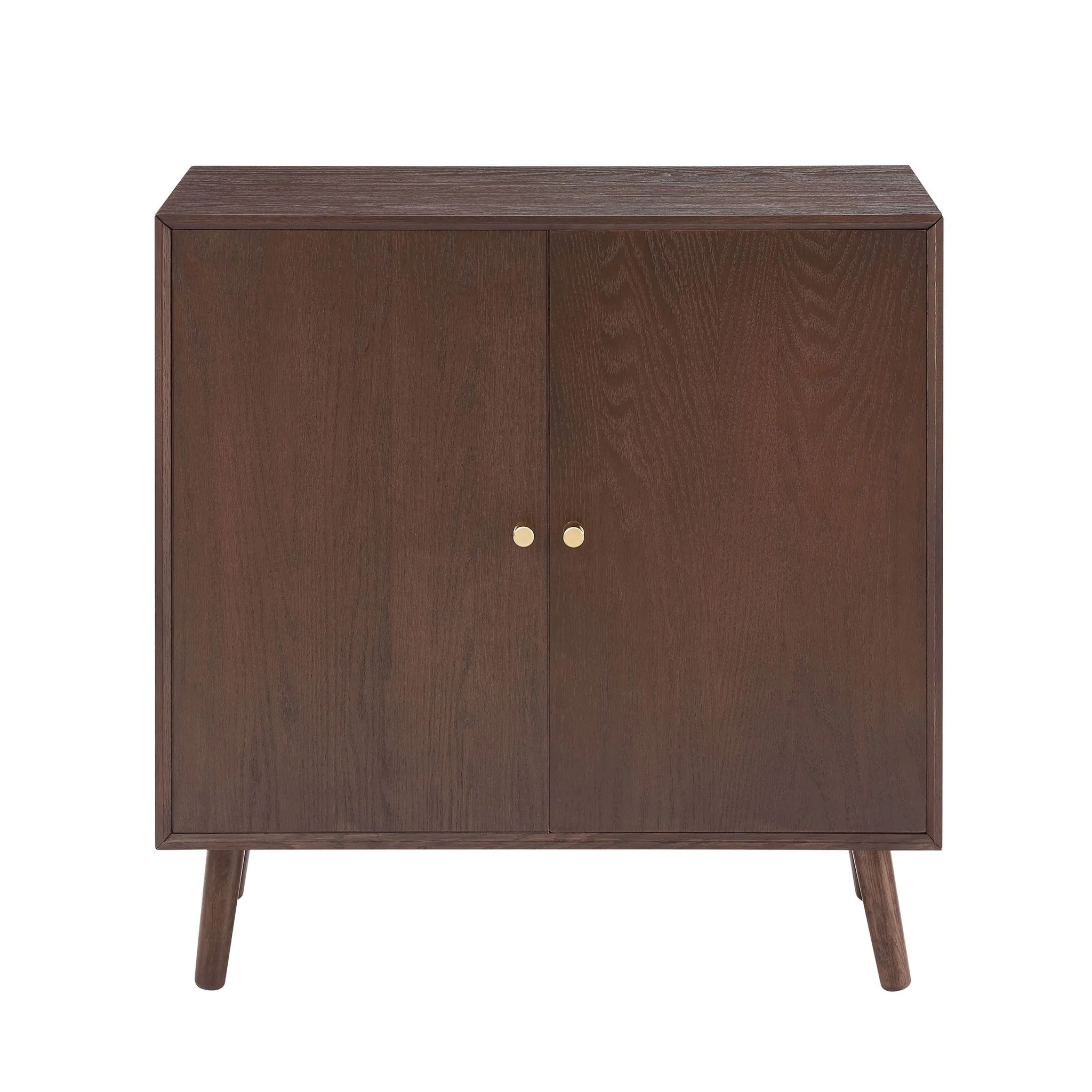 Heidi Oak 2 Door Sideboard - Walnut - Image 3