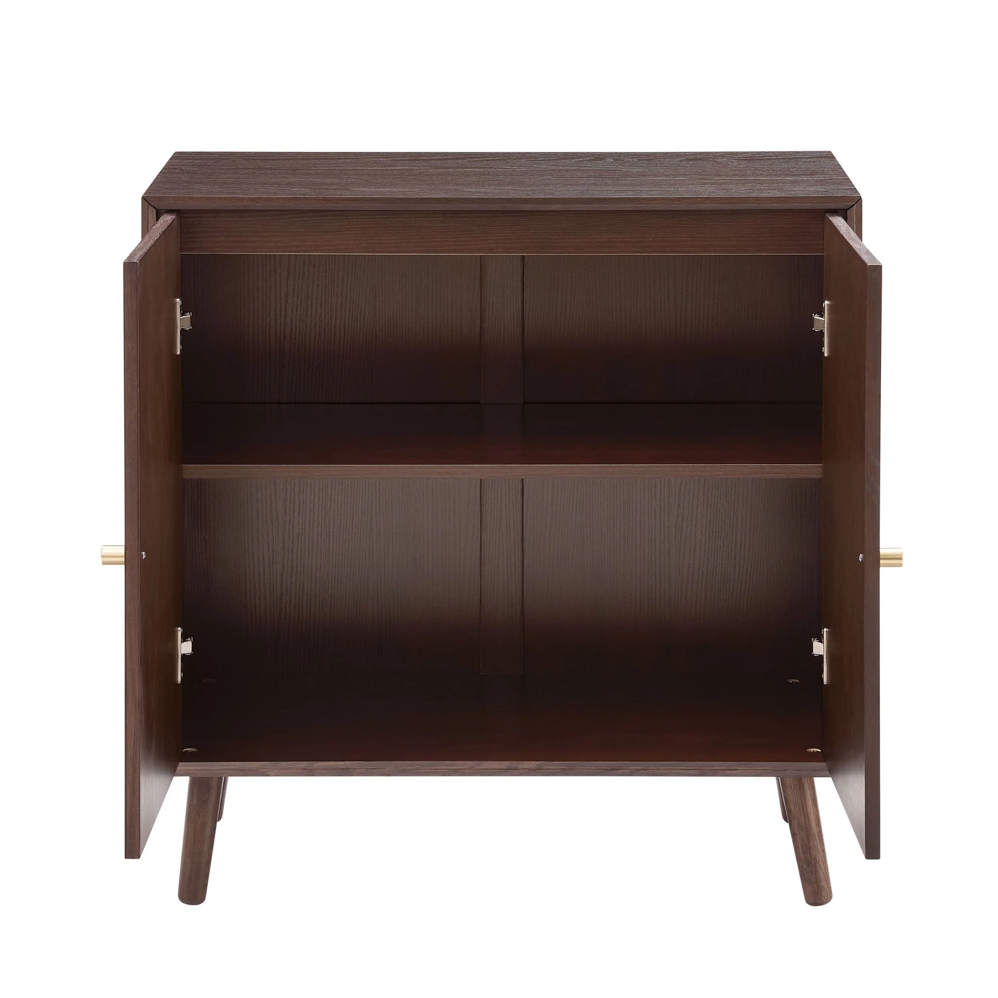 Heidi Oak 2 Door Sideboard - Walnut - Image 4
