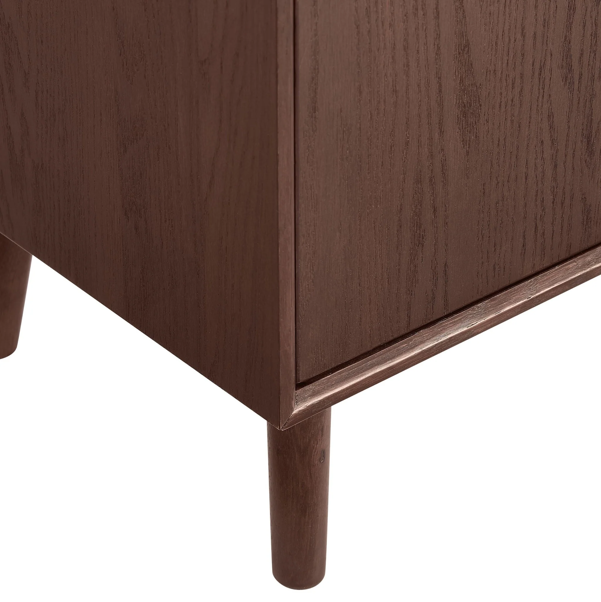 Heidi Oak 2 Door Sideboard - Walnut - Image 9