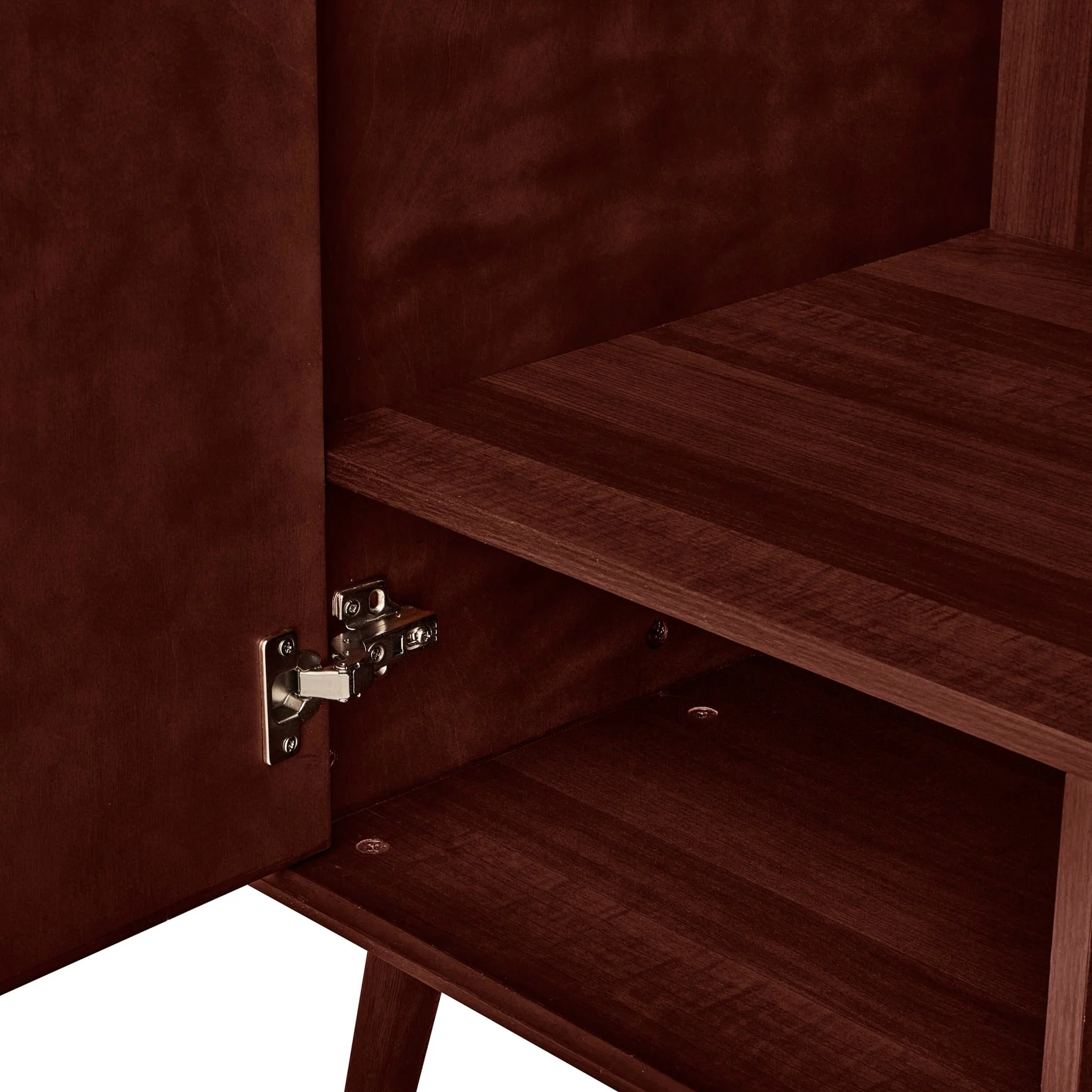 Heidi Oak 2 Door Wardrobe - Cherry Wood - Image 5