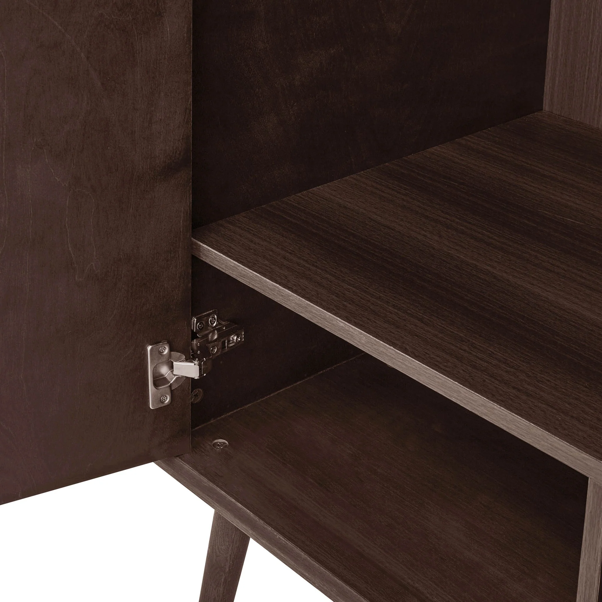 Heidi Oak 2 Door Wardrobe - Walnut - Image 5