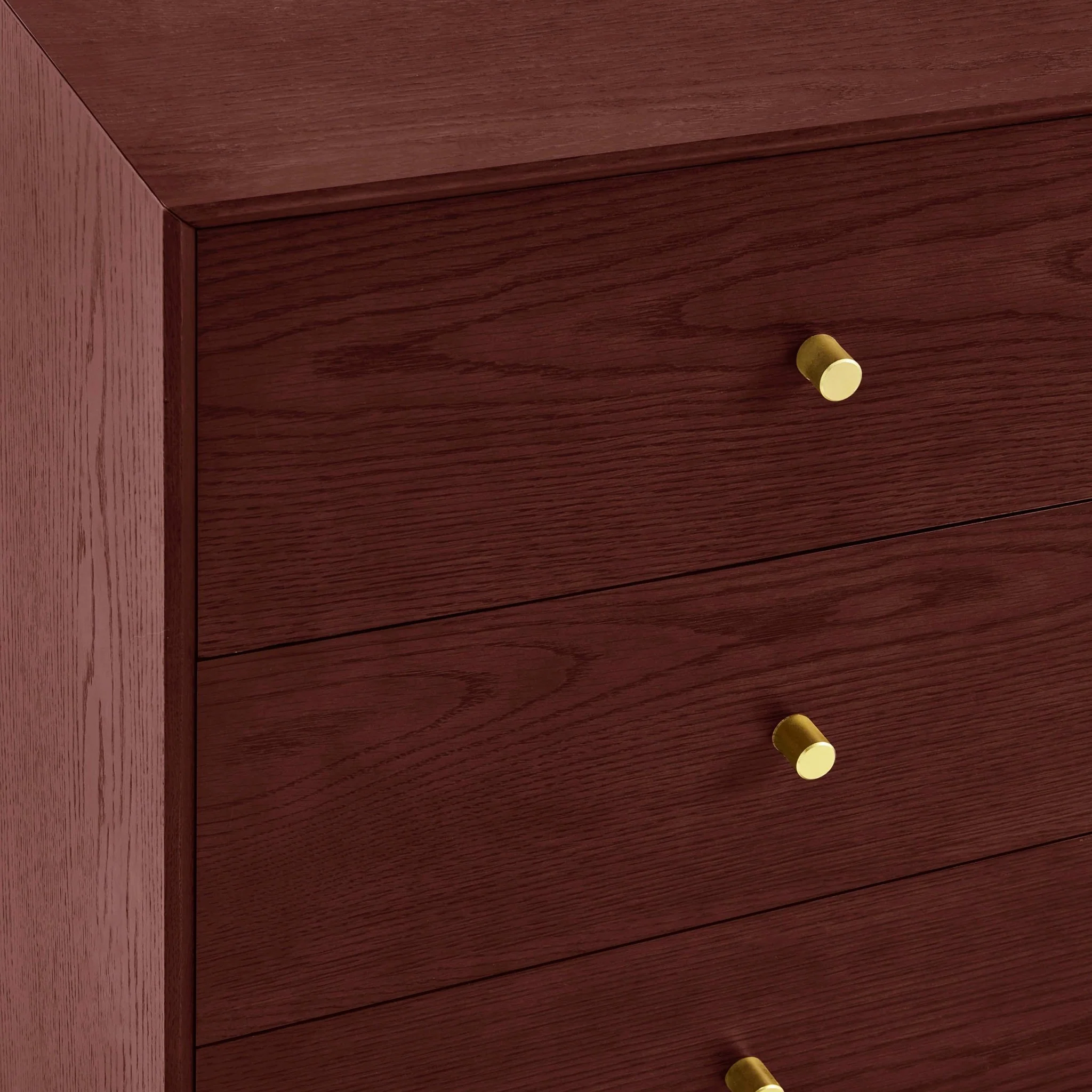 Heidi Oak 6 Drawer Chest - Cherry Wood - Image 7