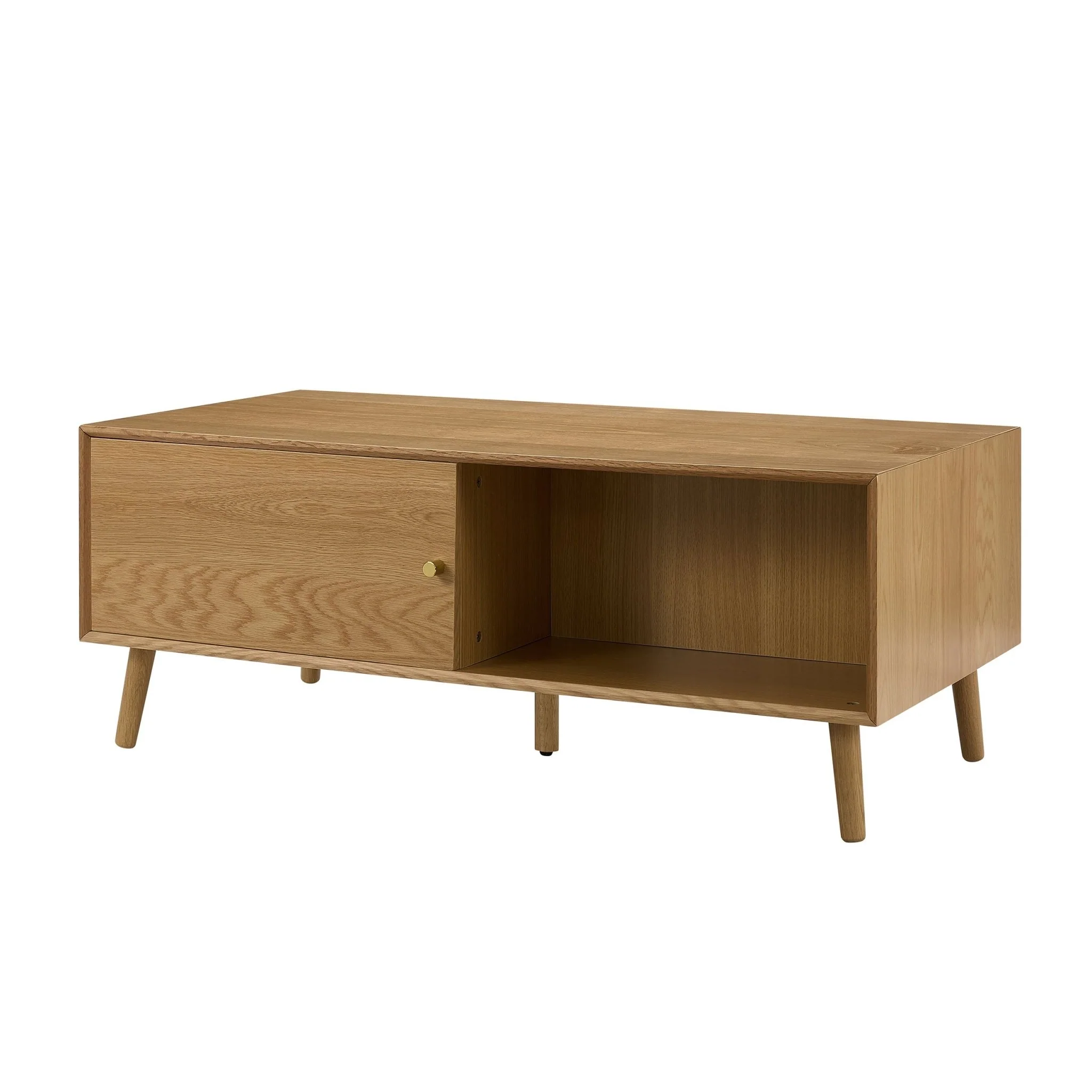 Heidi Oak Coffee Table - Light Wood - Image 6
