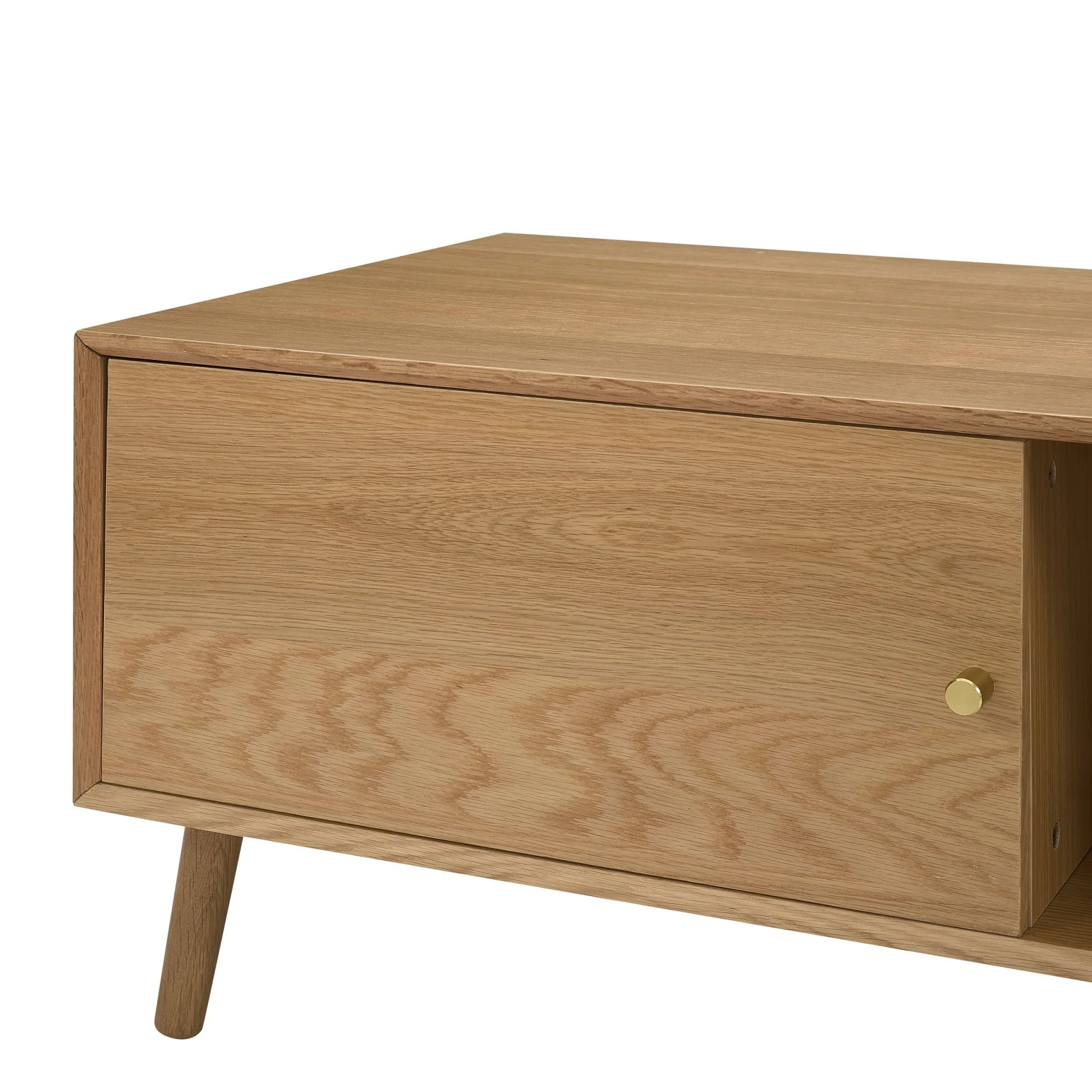 Heidi Oak Coffee Table - Light Wood - Image 8