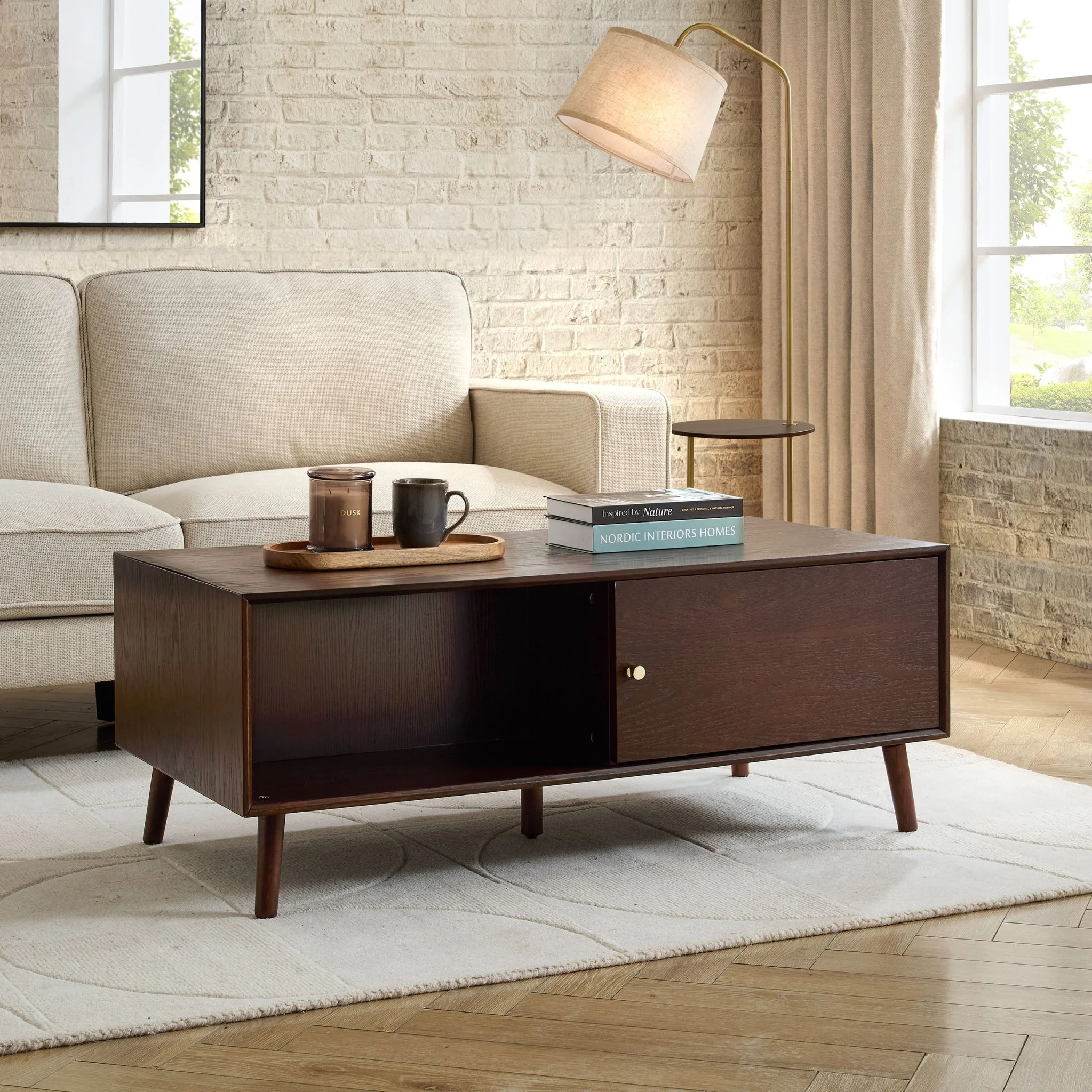 Heidi Oak Coffee Table - Walnut