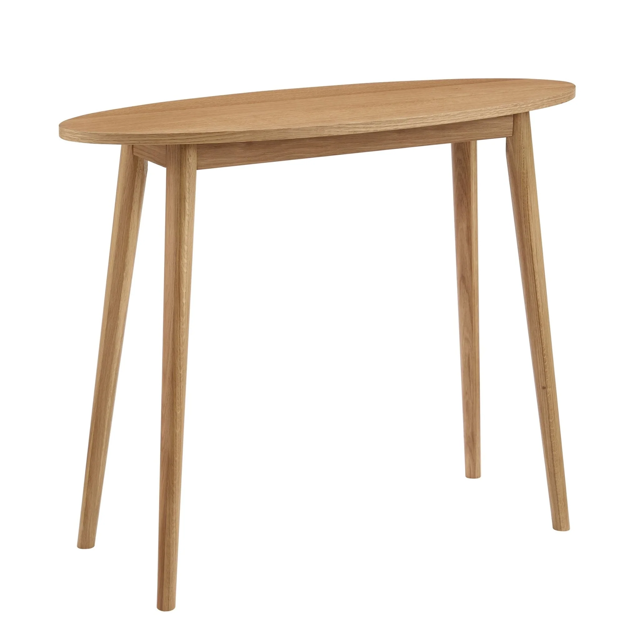 Heidi Oak Console Table - Light Wood - Image 3
