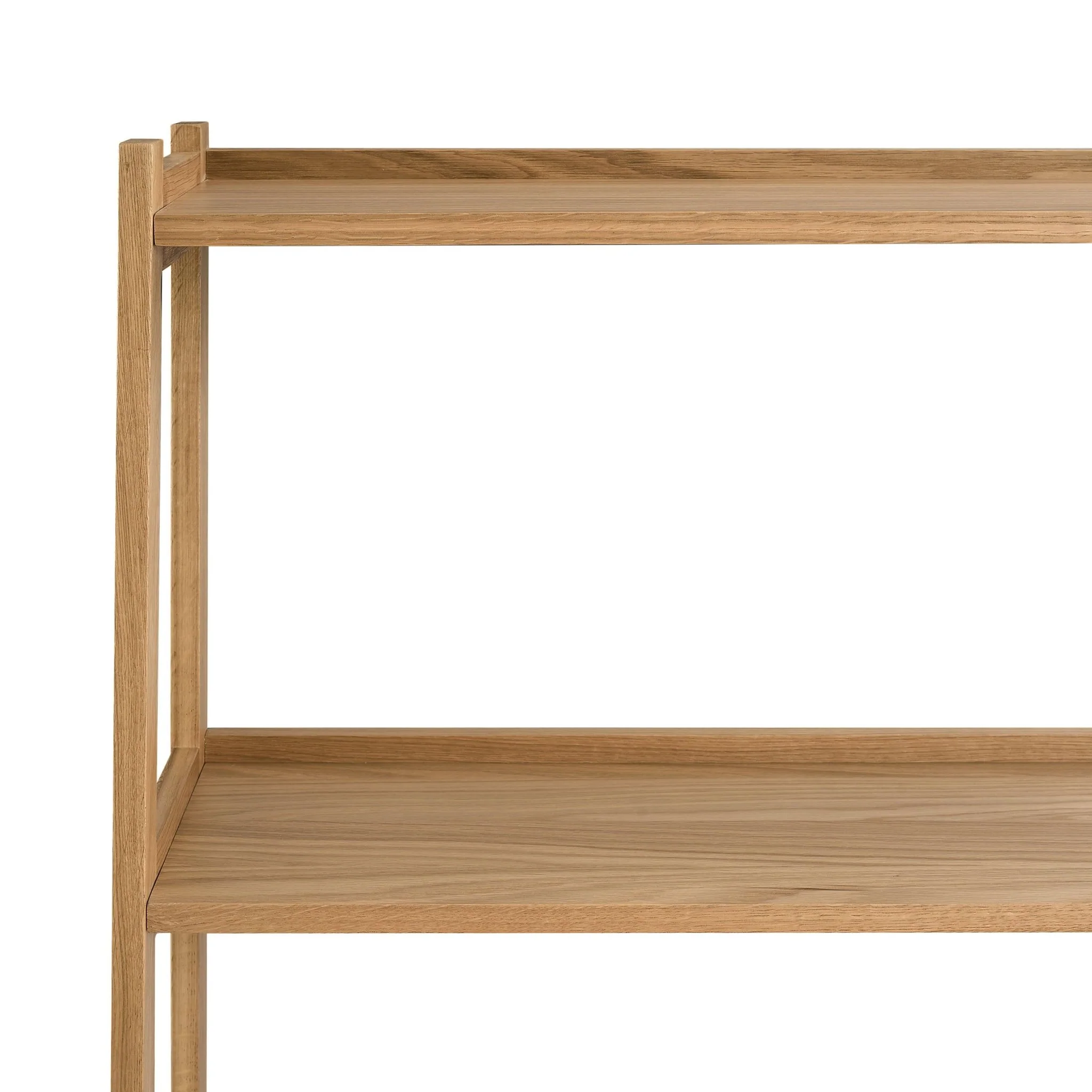 Heidi Oak Display Cabinet - Light Wood - Image 10