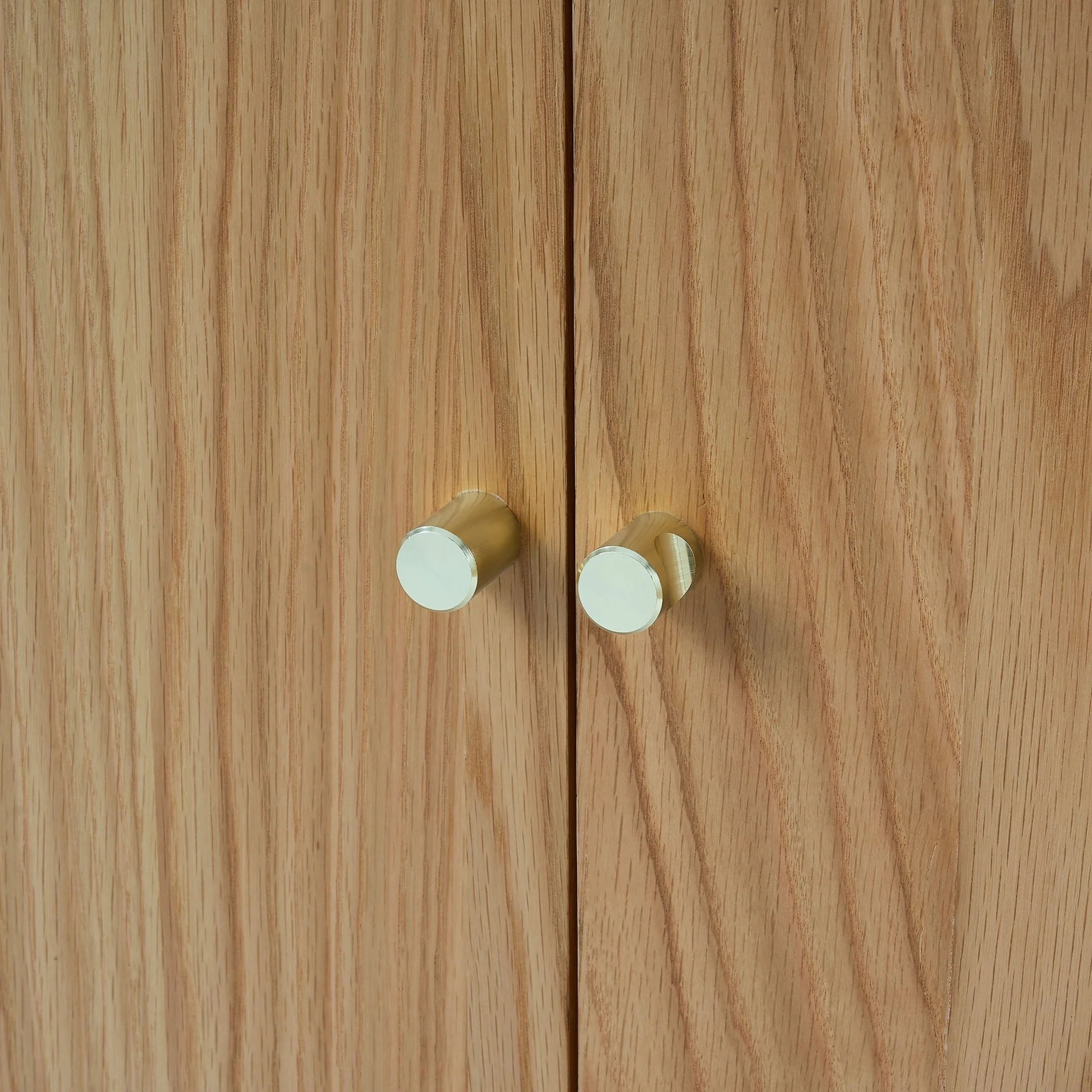 Heidi Oak Display Cabinet - Light Wood - Image 13