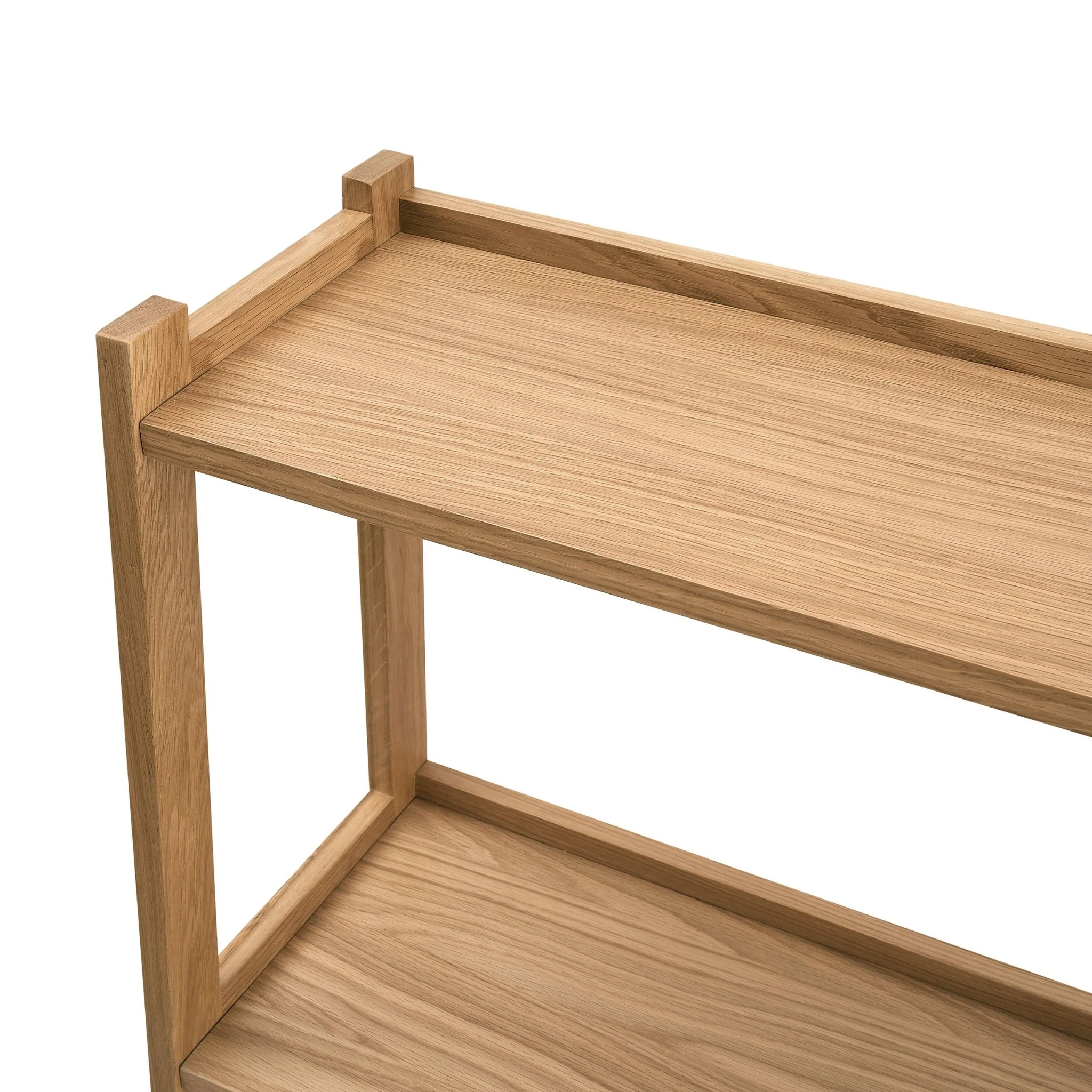Heidi Oak Display Cabinet - Light Wood - Image 9
