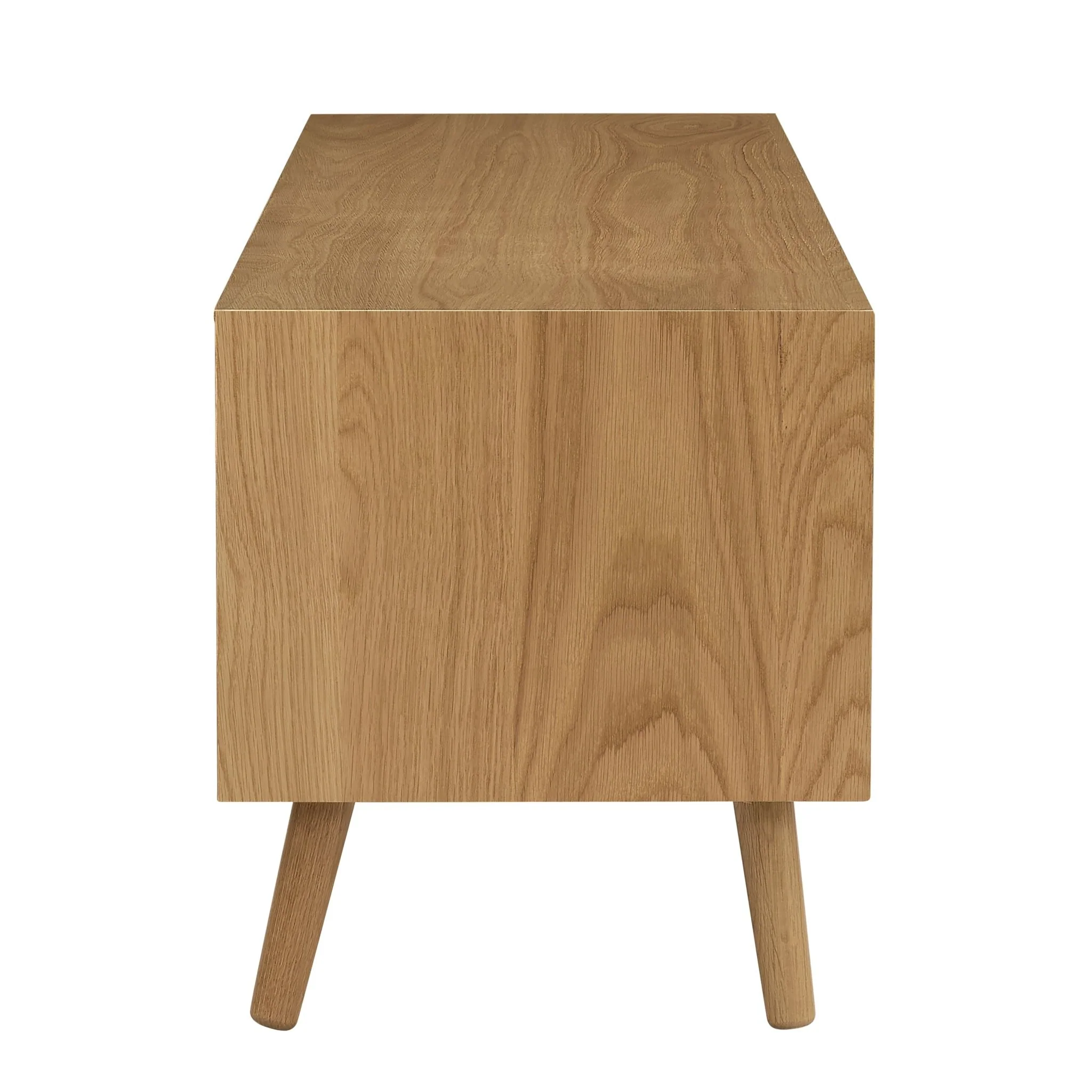 Heidi Oak Tv Unit for TVs up to 60" - Light Wood - Image 11