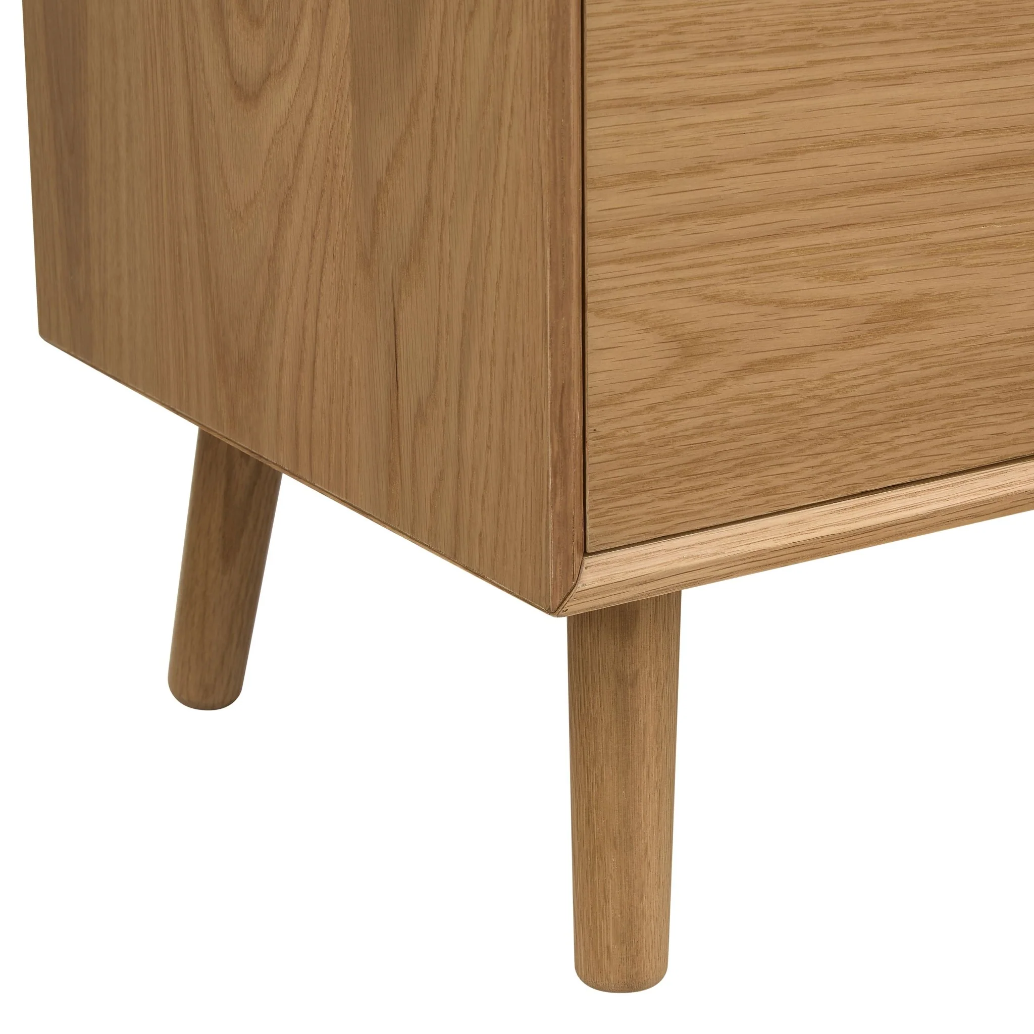 Heidi Oak Tv Unit for TVs up to 60" - Light Wood - Image 9