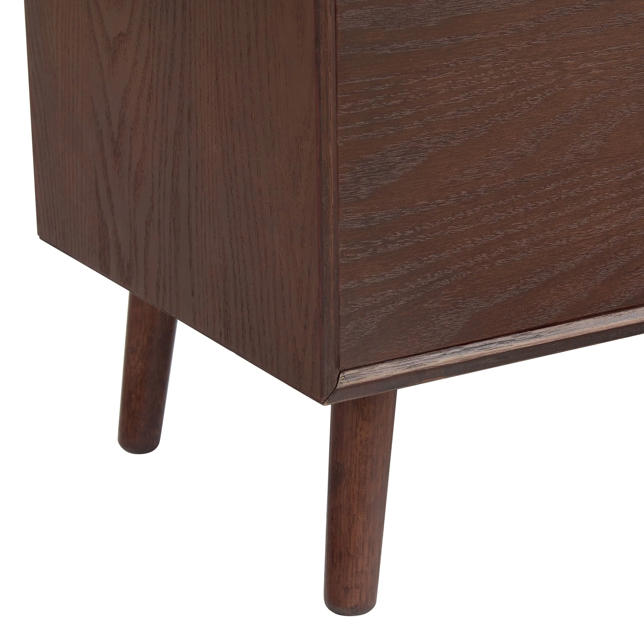 Heidi Oak TV Unit for TVs up to 60"- Walnut - Image 9