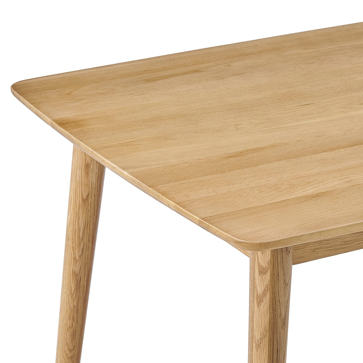 Heidi Solid Oak 4-6 Seater Dining Table - Natural - Image 4