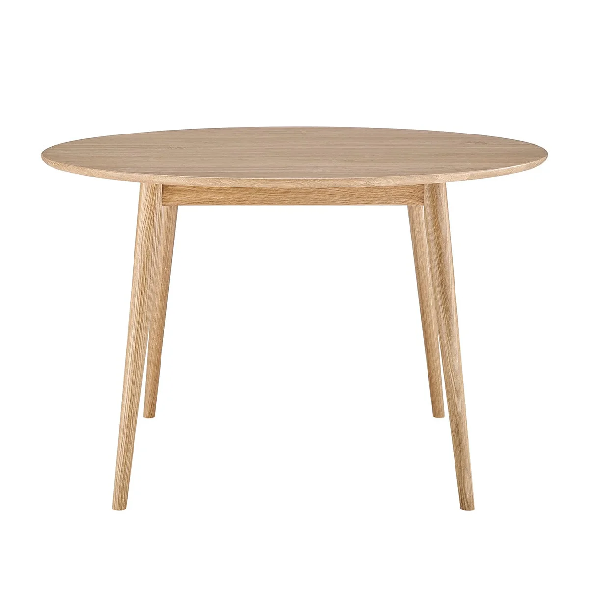 Heidi Solid Oak 4-6 Seater Round Dining Table - Natural - Image 5