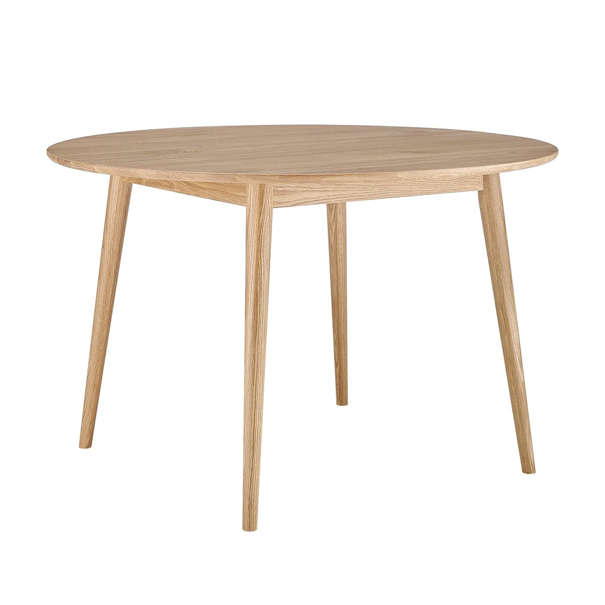 Heidi Solid Oak 4-6 Seater Round Dining Table - Natural - Image 6