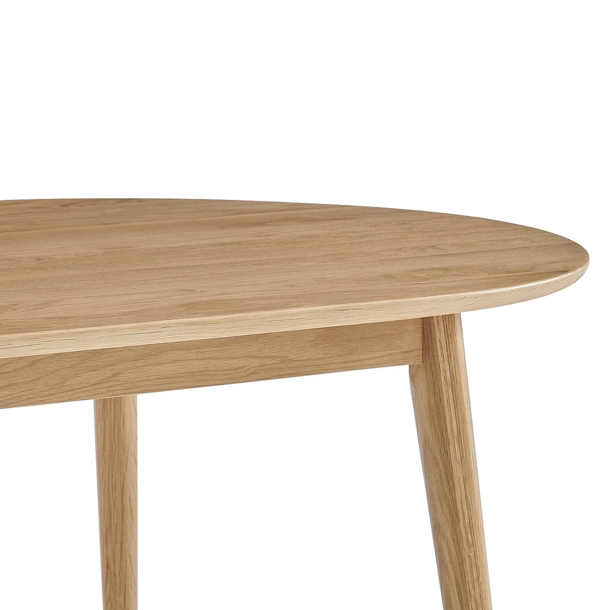 Heidi Solid Oak Oval 6-8 Seater Dining Table - Natural - Image 10