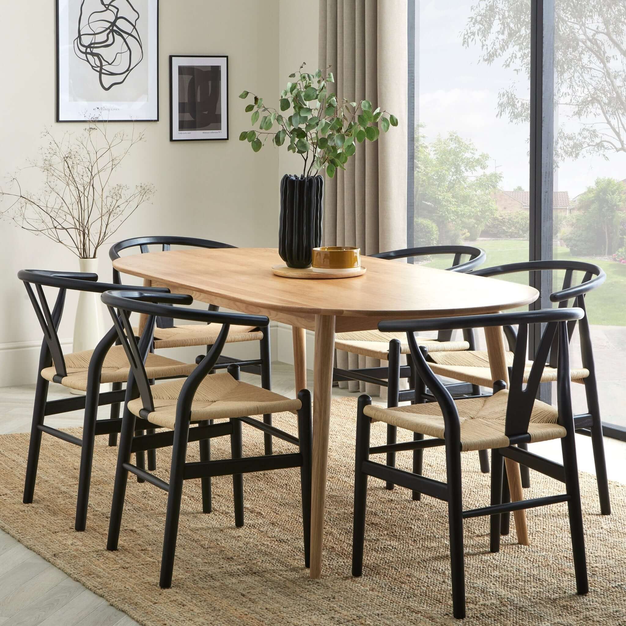 Heidi Solid Oak Oval 6-8 Seater Dining Table - Natural - Image 5