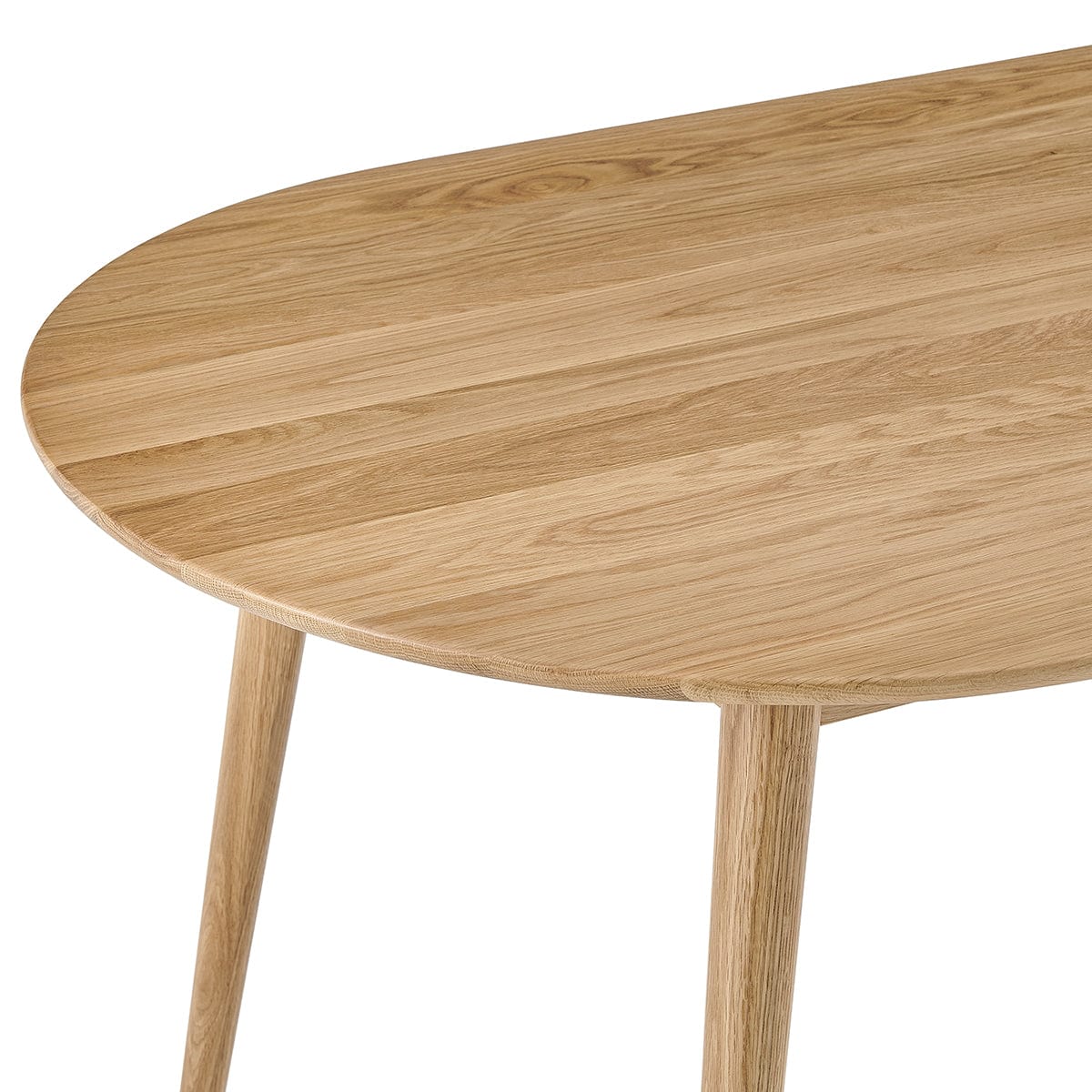 Heidi Solid Oak Oval 6-8 Seater Dining Table - Natural - Image 8