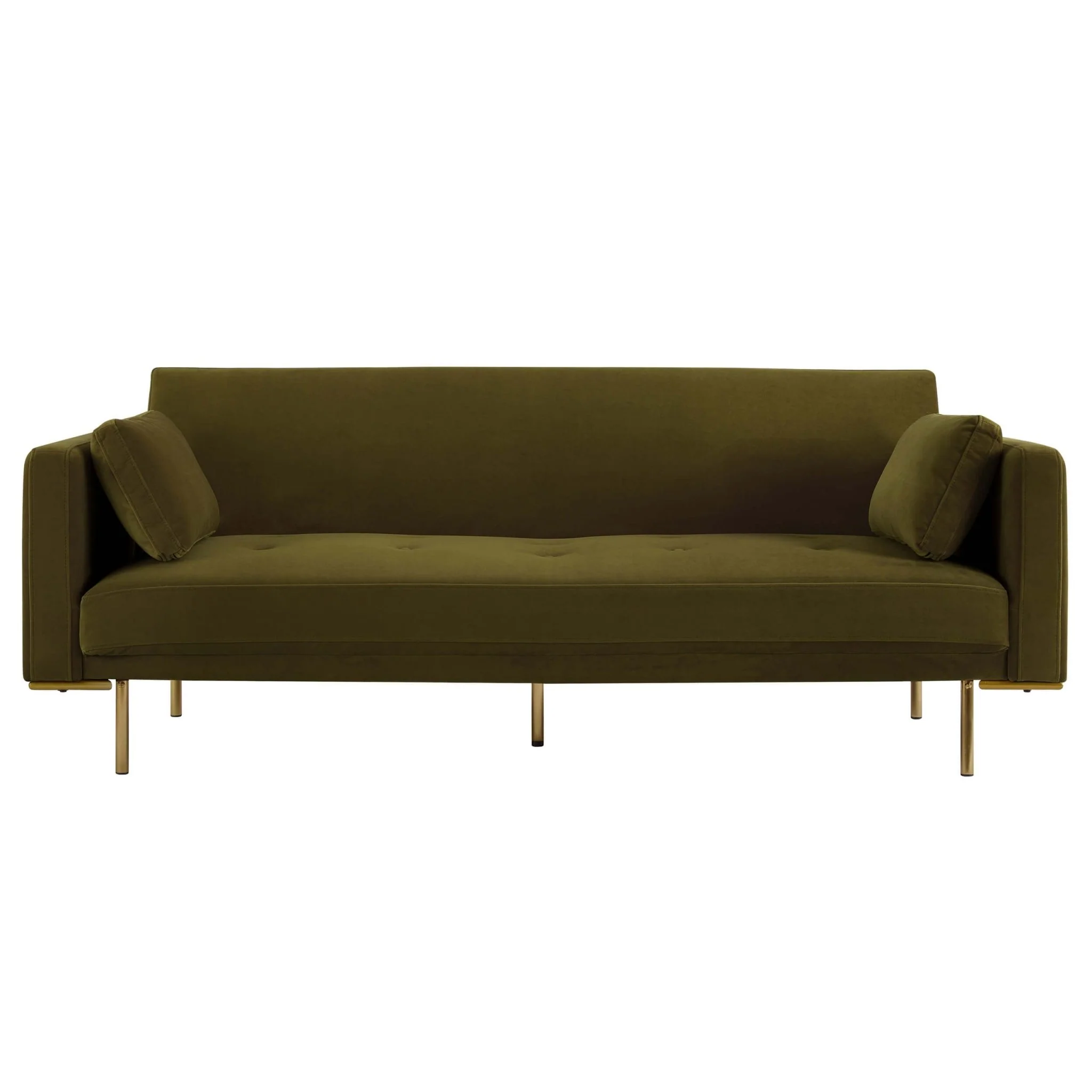 Hudson Click Clack Sofa Bed - Rich Green - Image 3