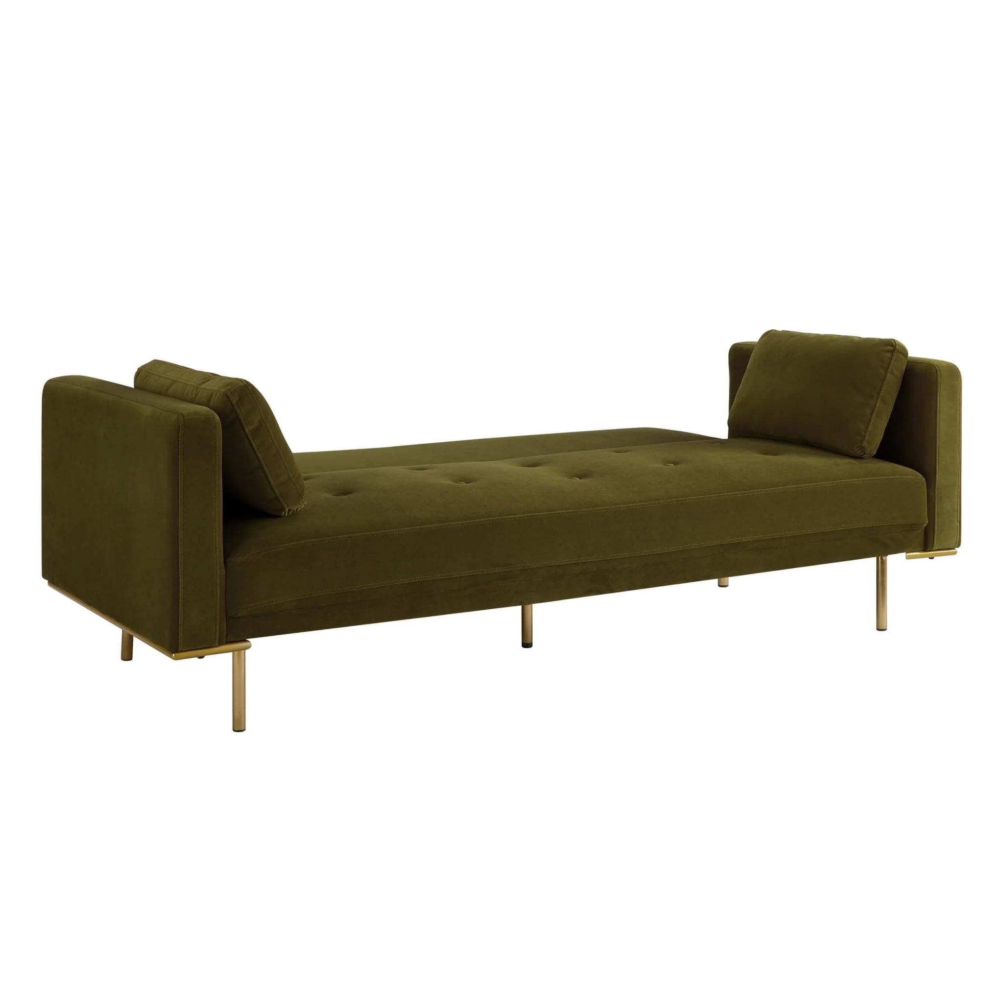 Hudson Click Clack Sofa Bed - Rich Green - Image 5