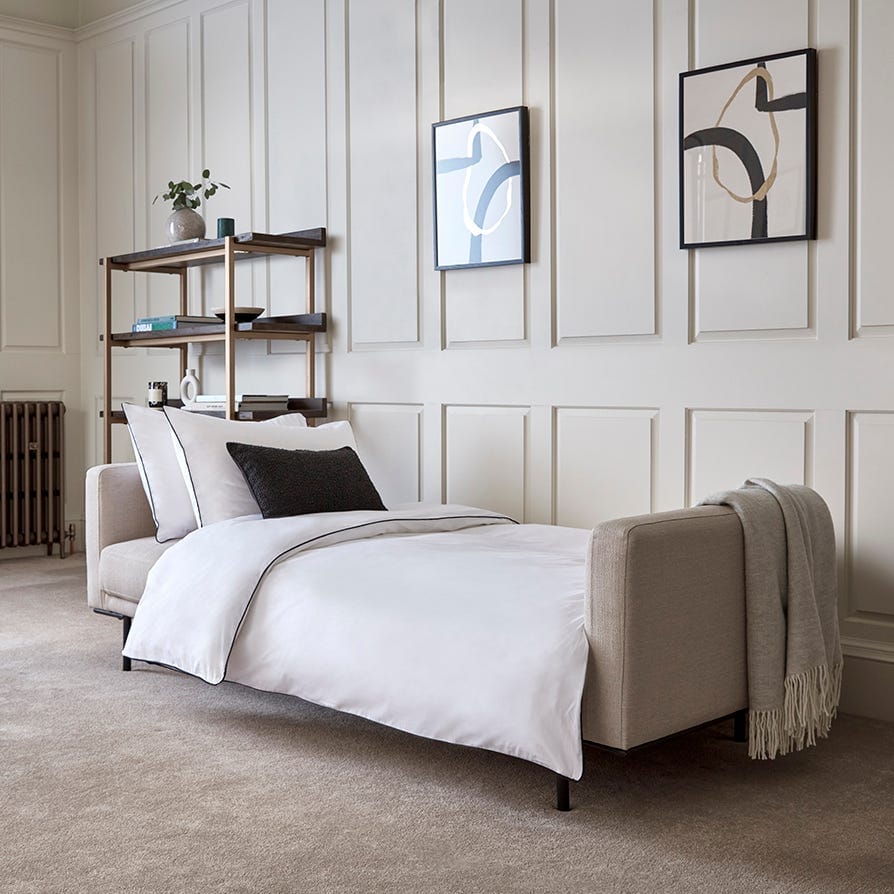 Hudson Click Clack Sofa Bed - Stone Grey - Image 3