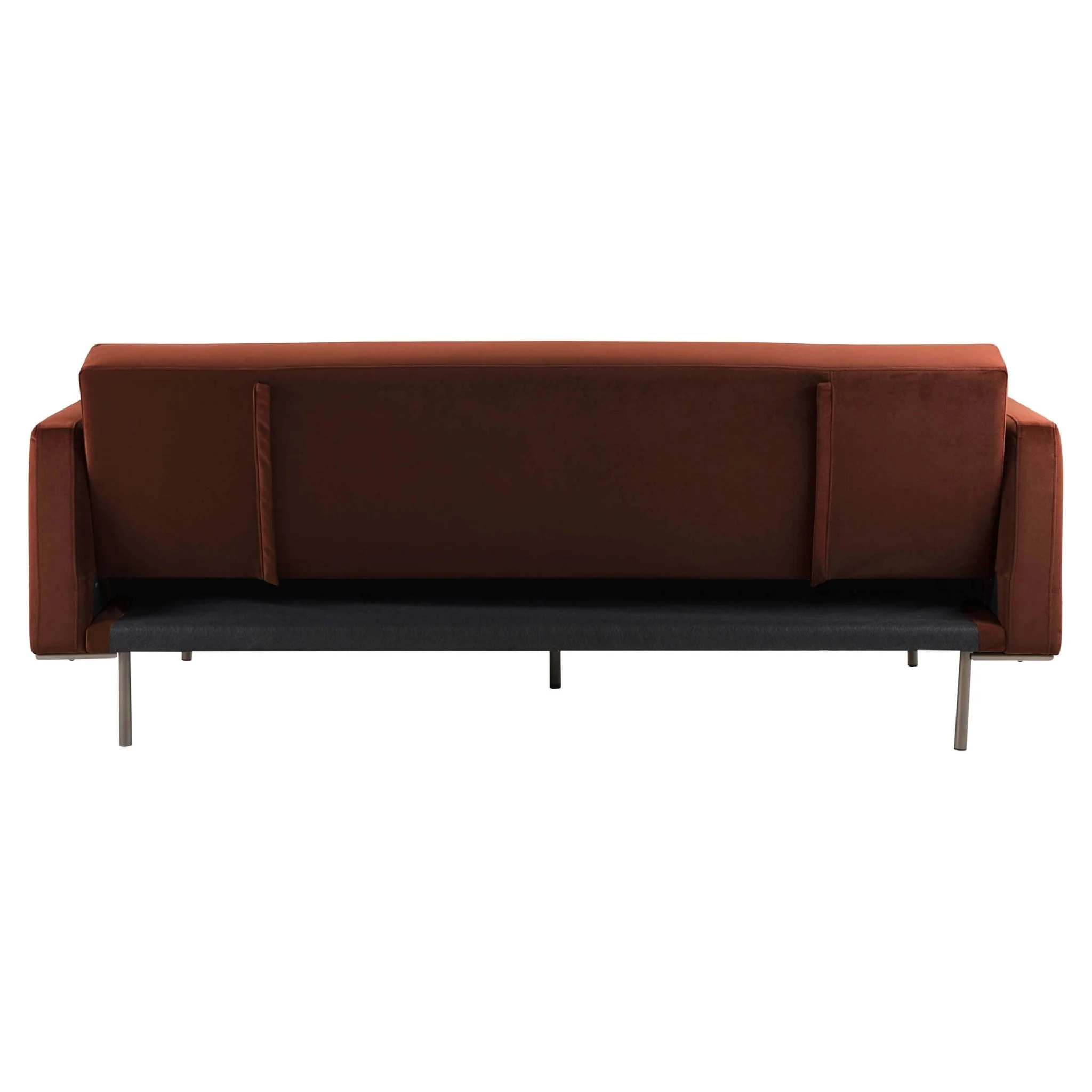 Hudson Click Clack Sofa Bed - Terracotta - Image 6