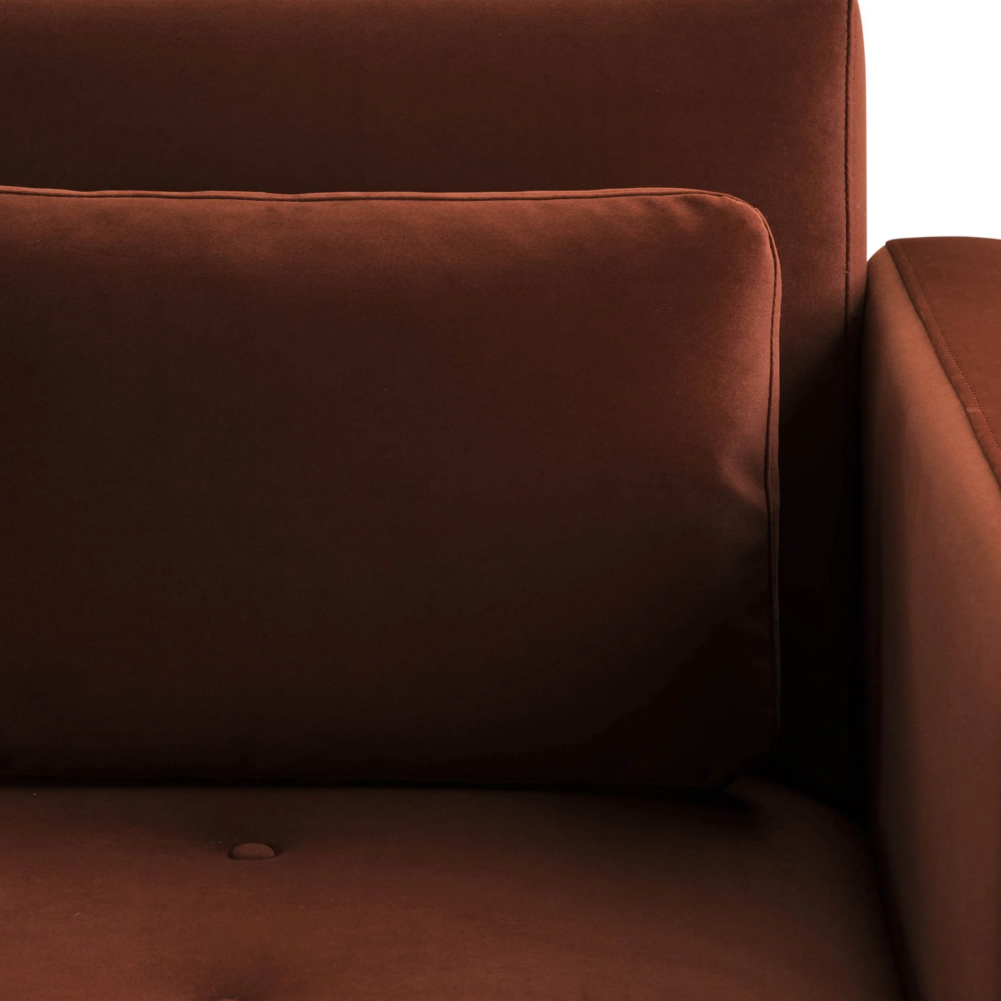 Hudson Click Clack Sofa Bed - Terracotta - Image 7