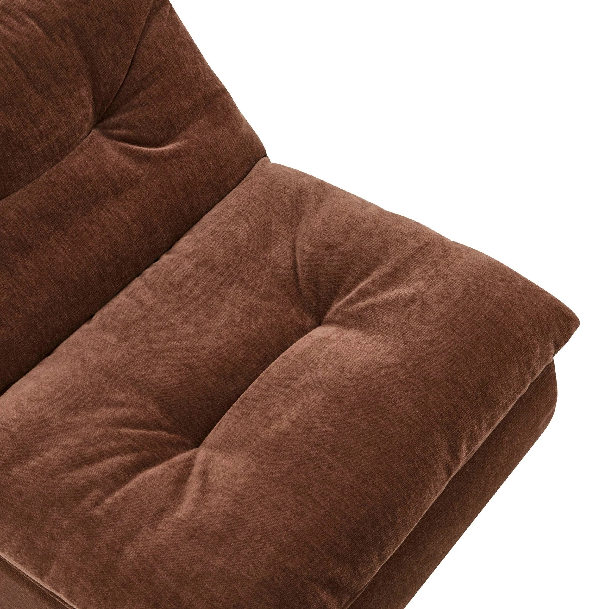 Immy Relaxed Accent Chair - Chenille Dark Rust - Image 7