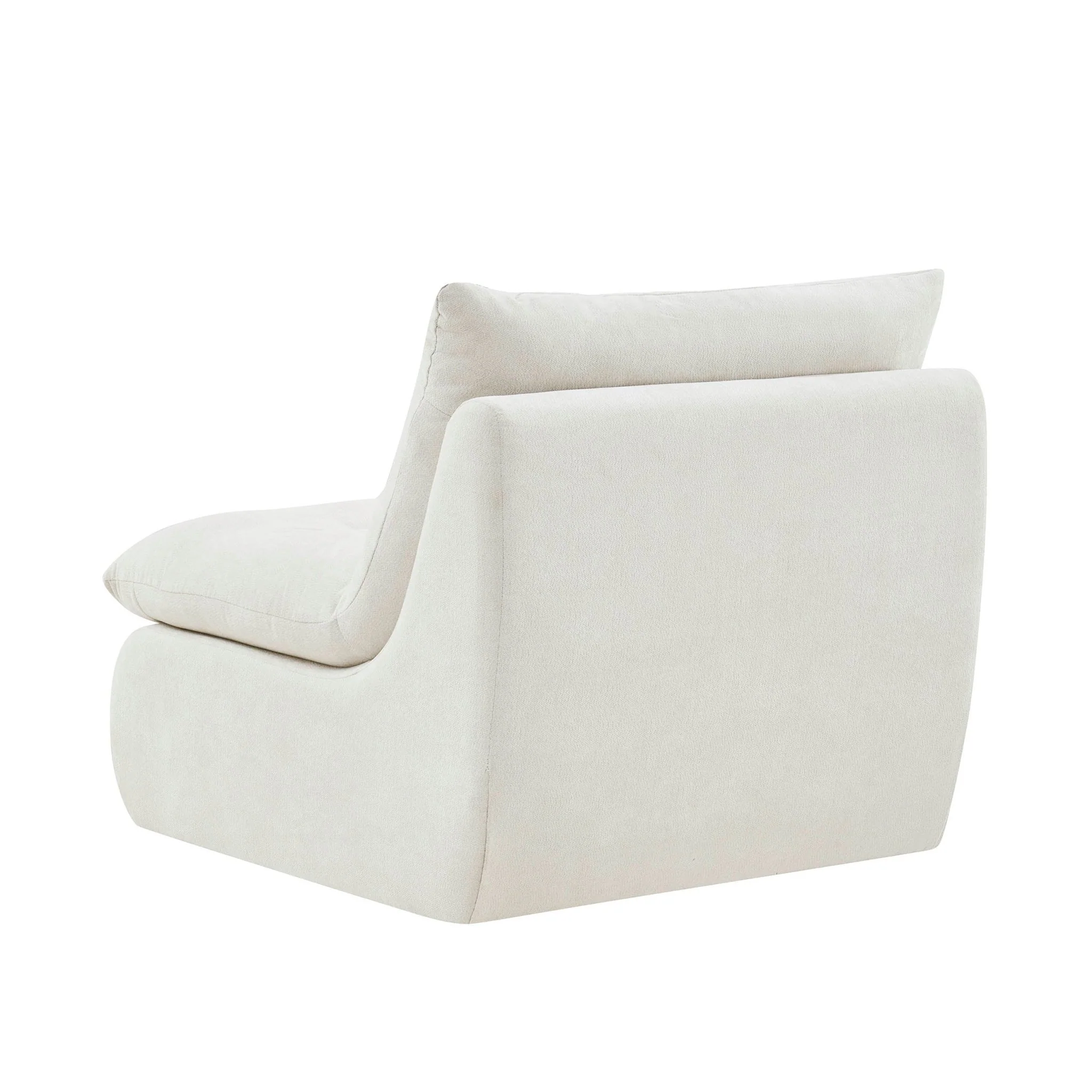 Immy Relaxed Accent Chair - Chenille Ivory - Image 5